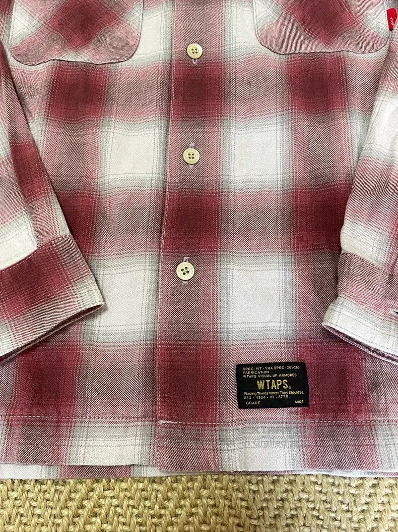 Wtaps Wtaps Magenta red long-sleeve shirt Size US M / EU 48-50 / 2 - 4 Thumbnail