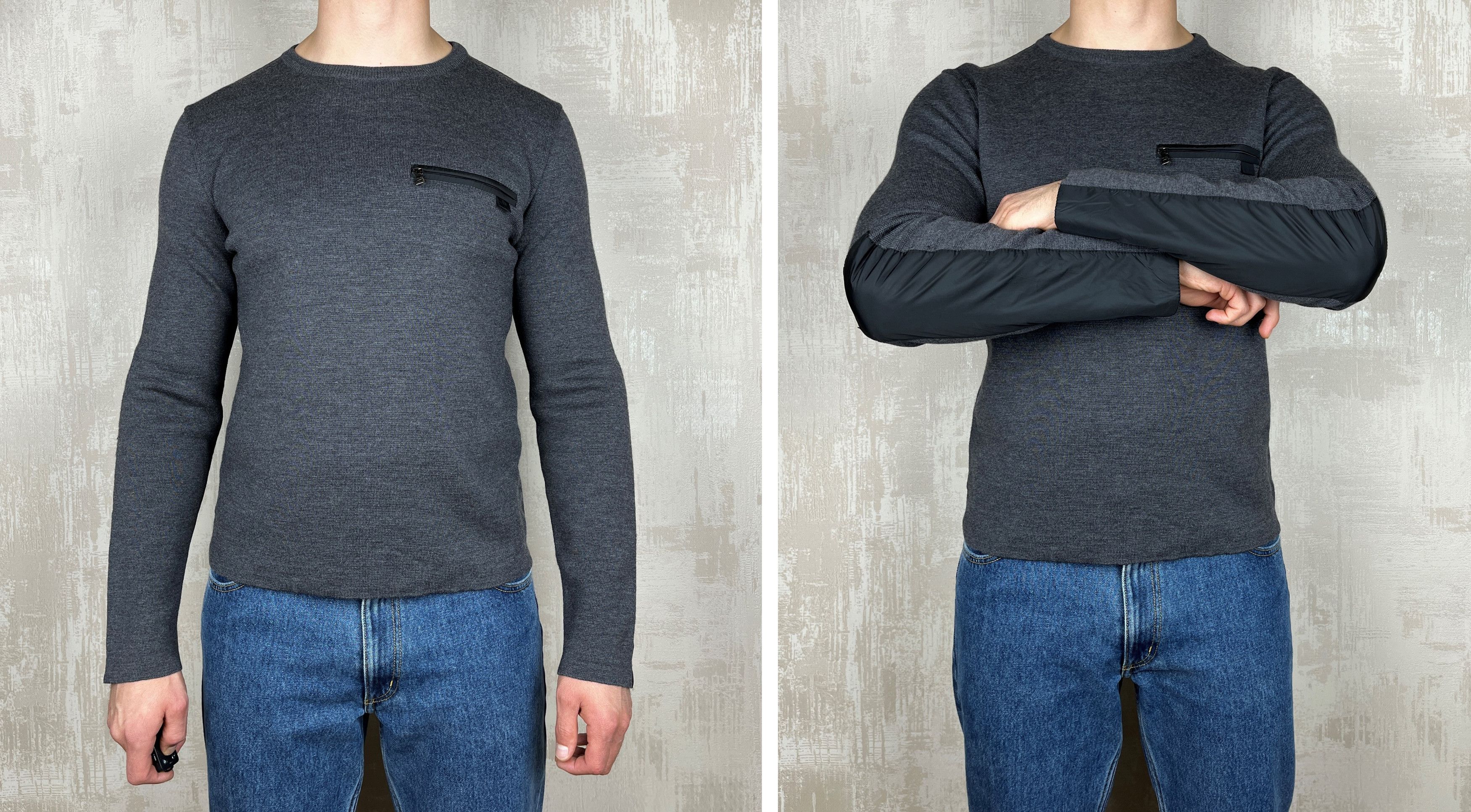 Prada 00's PRADA Milano Wool Nylon Crew Neck Sweater Size US M / EU 48-50 / 2 - 1 Thumbnail