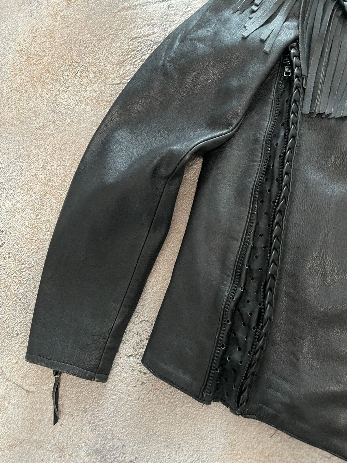 Harley Davidson Vintage Harley Davidson Willie G Fringe Leather Jacket Size M / US 6-8 / IT 42-44 - 6 Thumbnail