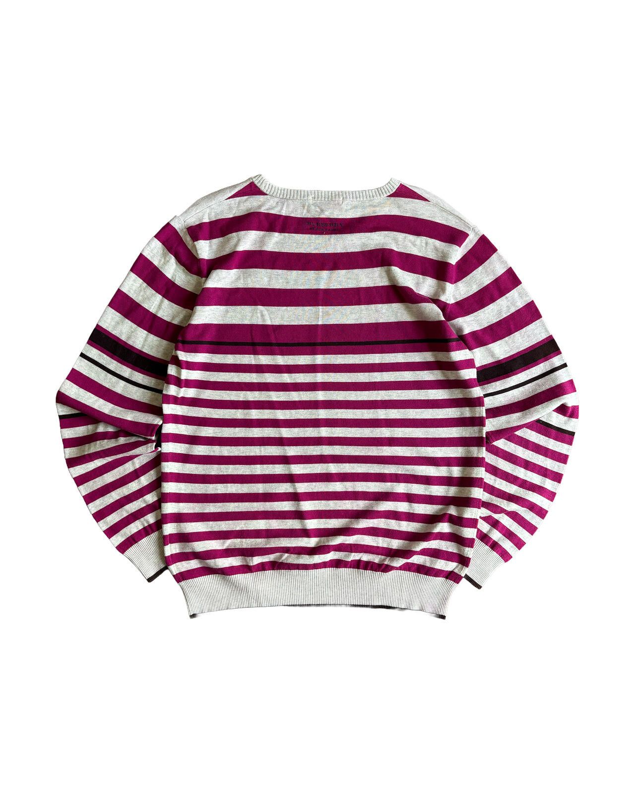 Burberry Burberry Black Label Striped LS Top Medium Size US M / EU 48-50 / 2 - 6 Thumbnail