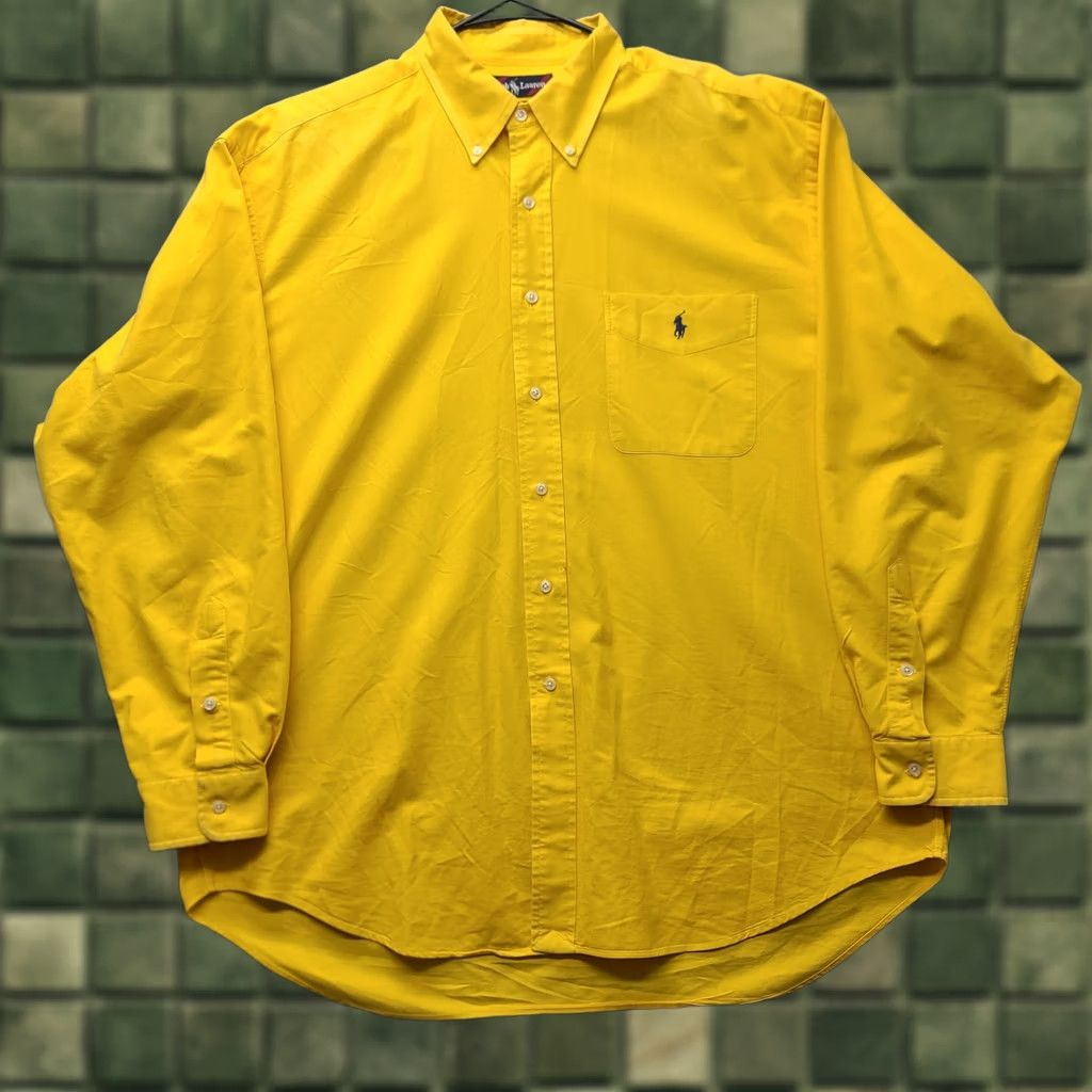 Ralph Lauren Ralph Lauren Big Shirt Mens L Black Label Regular Fit Long Sleeve Casual Comfort Button-Up Shirt Size US L / EU 52-54 / 3 - 1 Thumbnail
