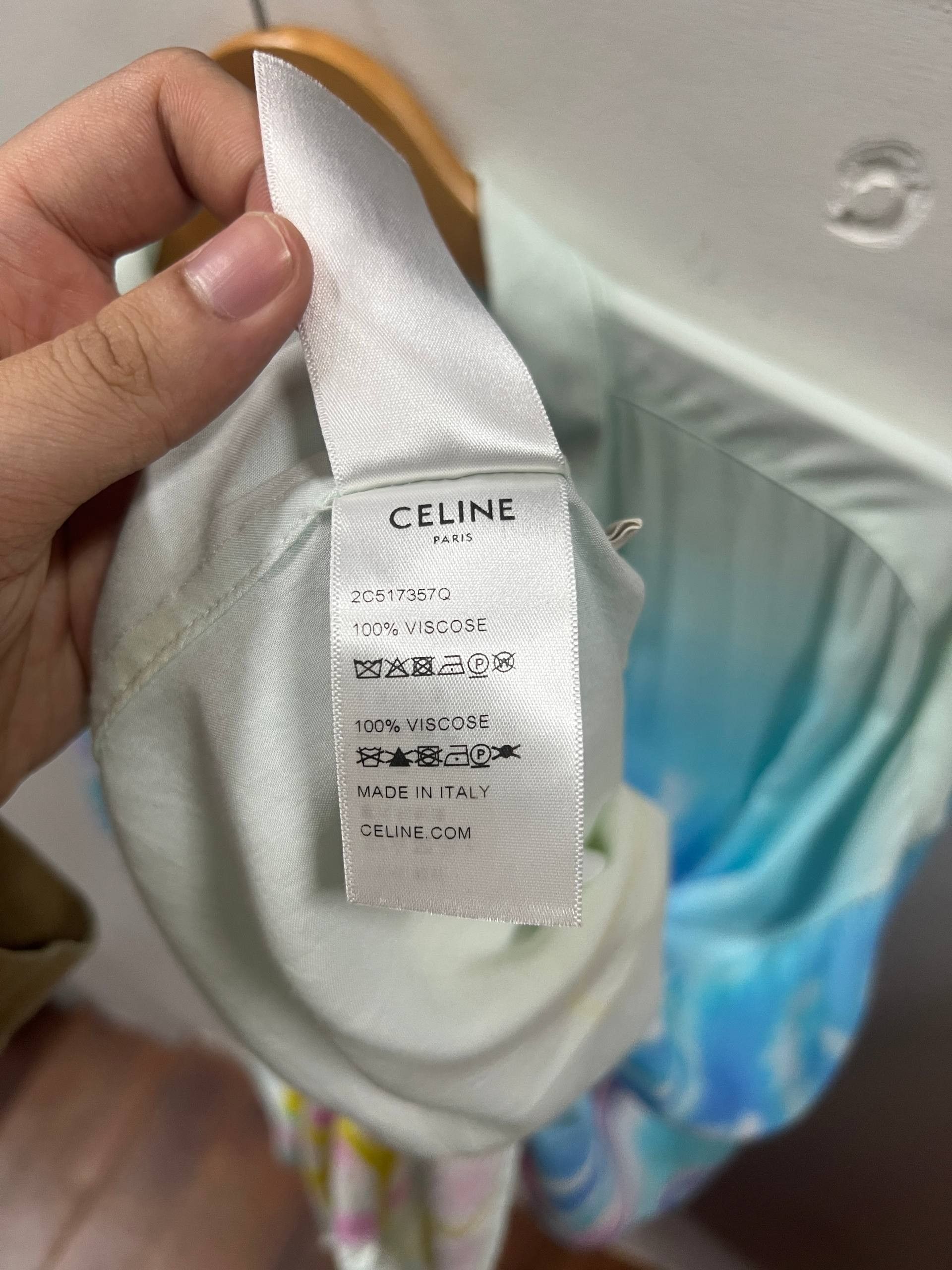 Celine SS22 Celine "Cosmic Cruiser" Heavenly Days Shirt Size US S / EU 44-46 / 1 - 5 Thumbnail