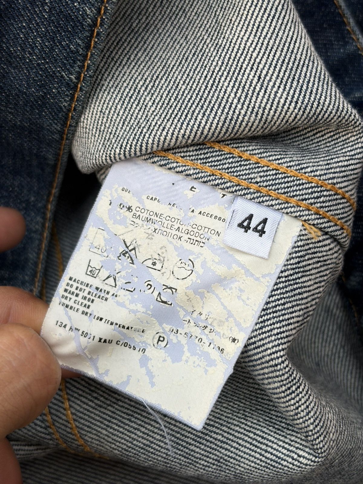 Helmut Lang Vintage 1998 Helmut Lang Classic Denim Jacket Size US M / EU 48-50 / 2 - 9 Thumbnail