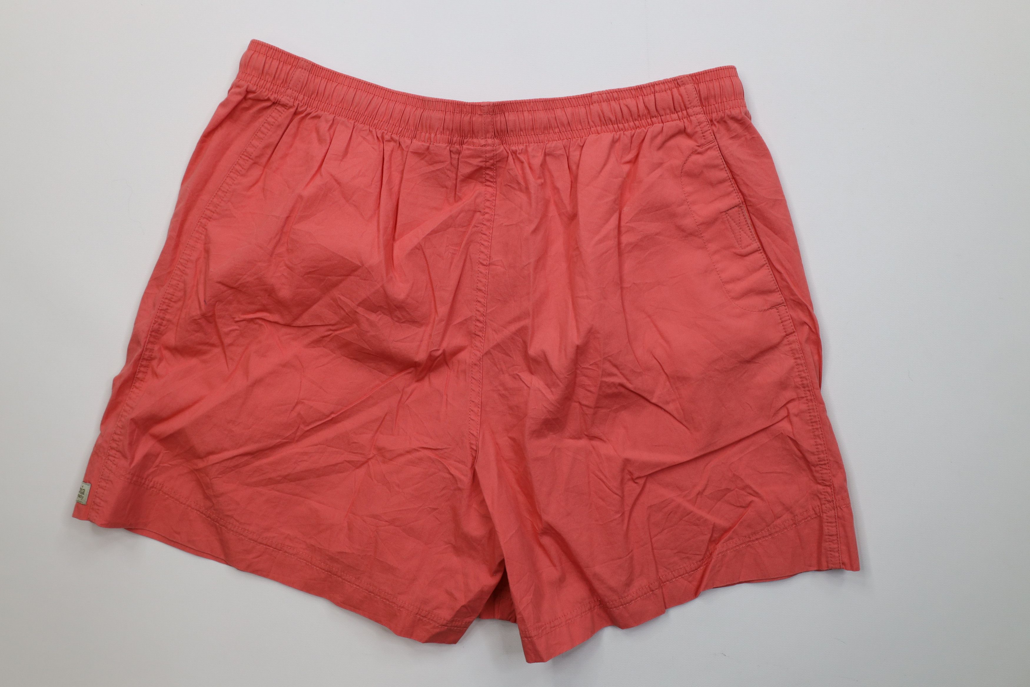 Columbia Vintage 90s Y2K Columbia Trekking Hiking Shorts Pink Cotton Size 32" / US 10 / IT 46 - 9 Thumbnail
