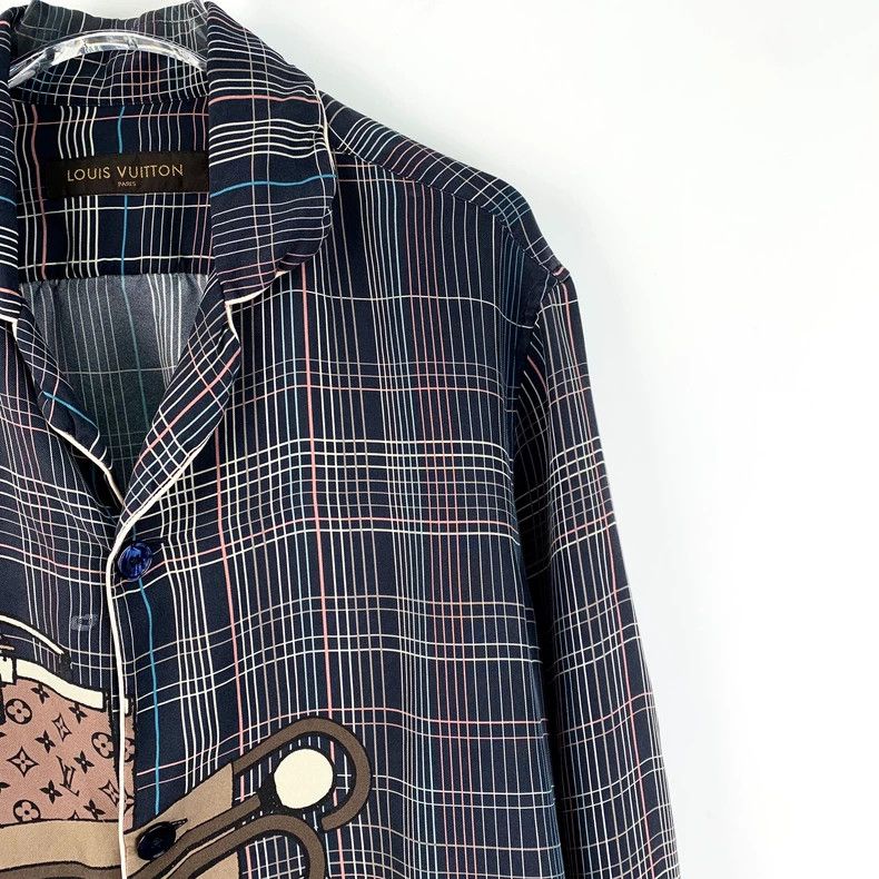 Louis Vuitton Louis Vuitton Color-block striped presbyopic patchwork mul Size US M / EU 48-50 / 2 - 3 Thumbnail