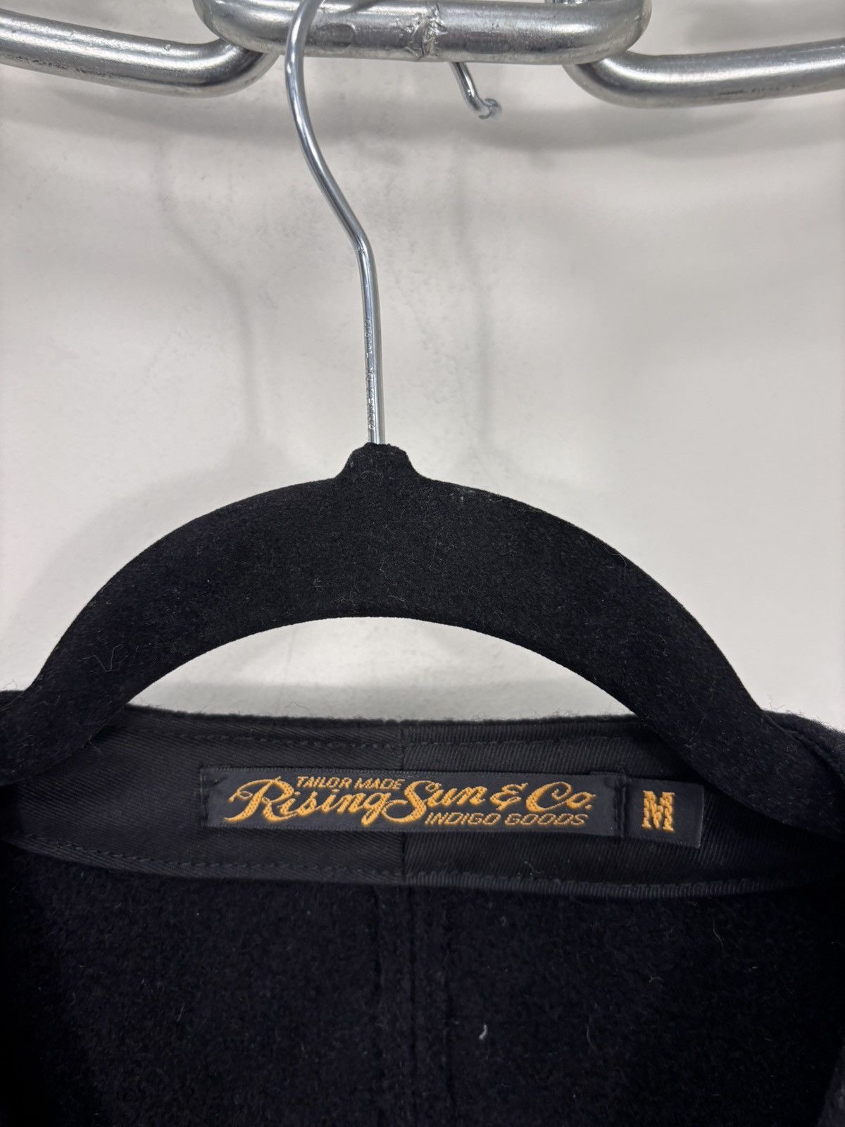 Rising Sun & Co. Rising Sun & Co Men’s Black Wool Vest Gilet Jacket Size US M / EU 48-50 / 2 - 6 Thumbnail