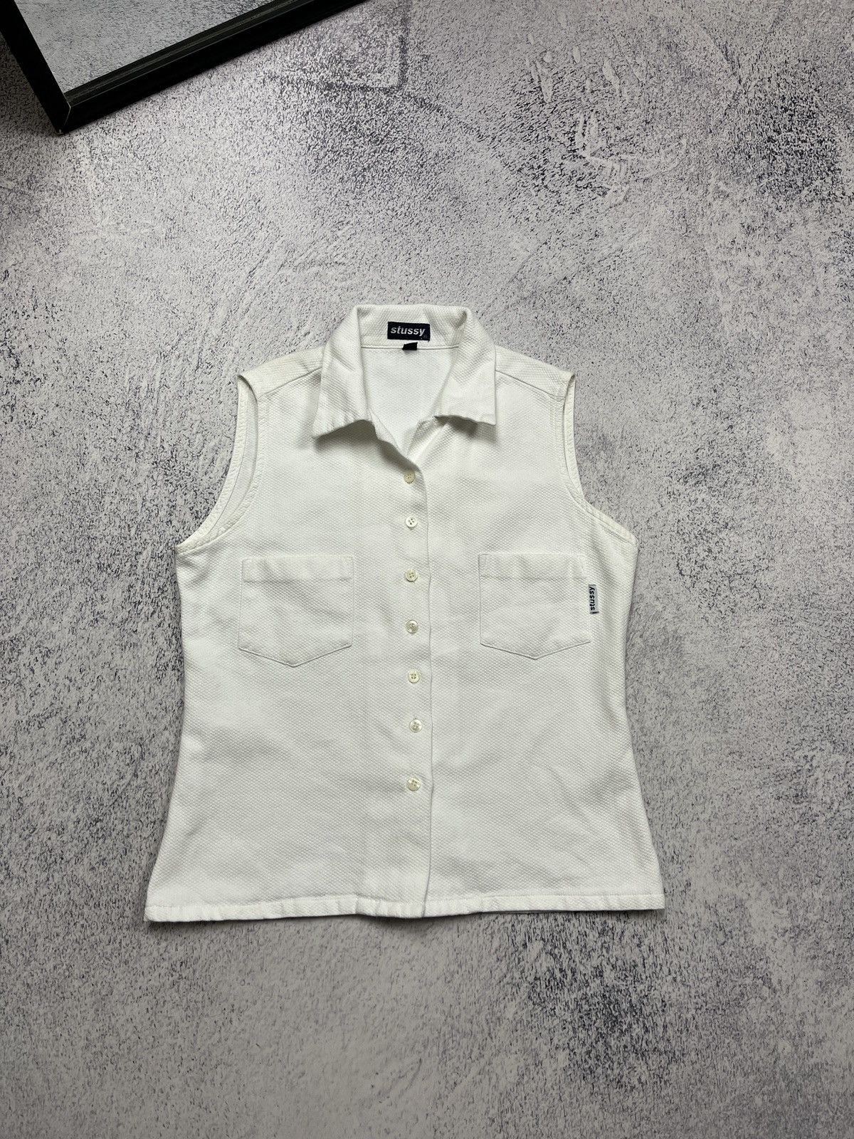 Stussy Vintage 90’ Stussy Sleeveless Jacket Vest Rare Hype Y2k USA Size M / US 6-8 / IT 42-44 - 1 Thumbnail