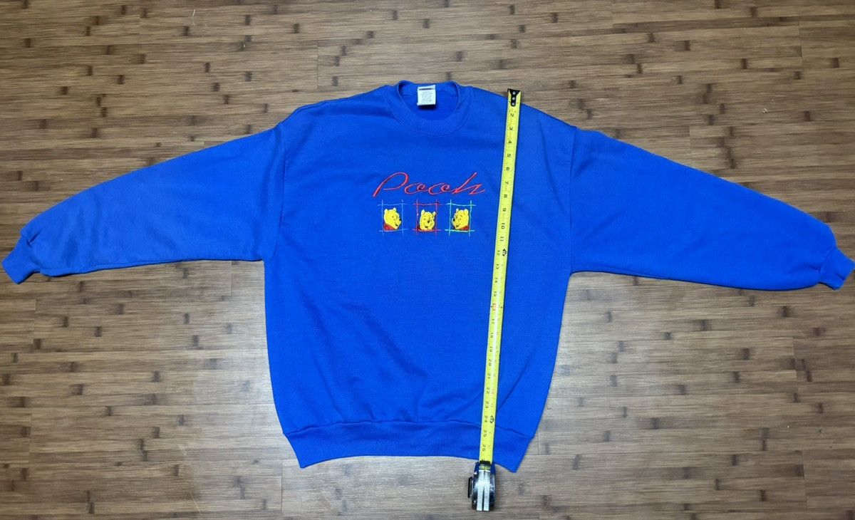 Disney Vintage Blue Pooh sweater Size US XL / EU 56 / 4 - 1 Thumbnail