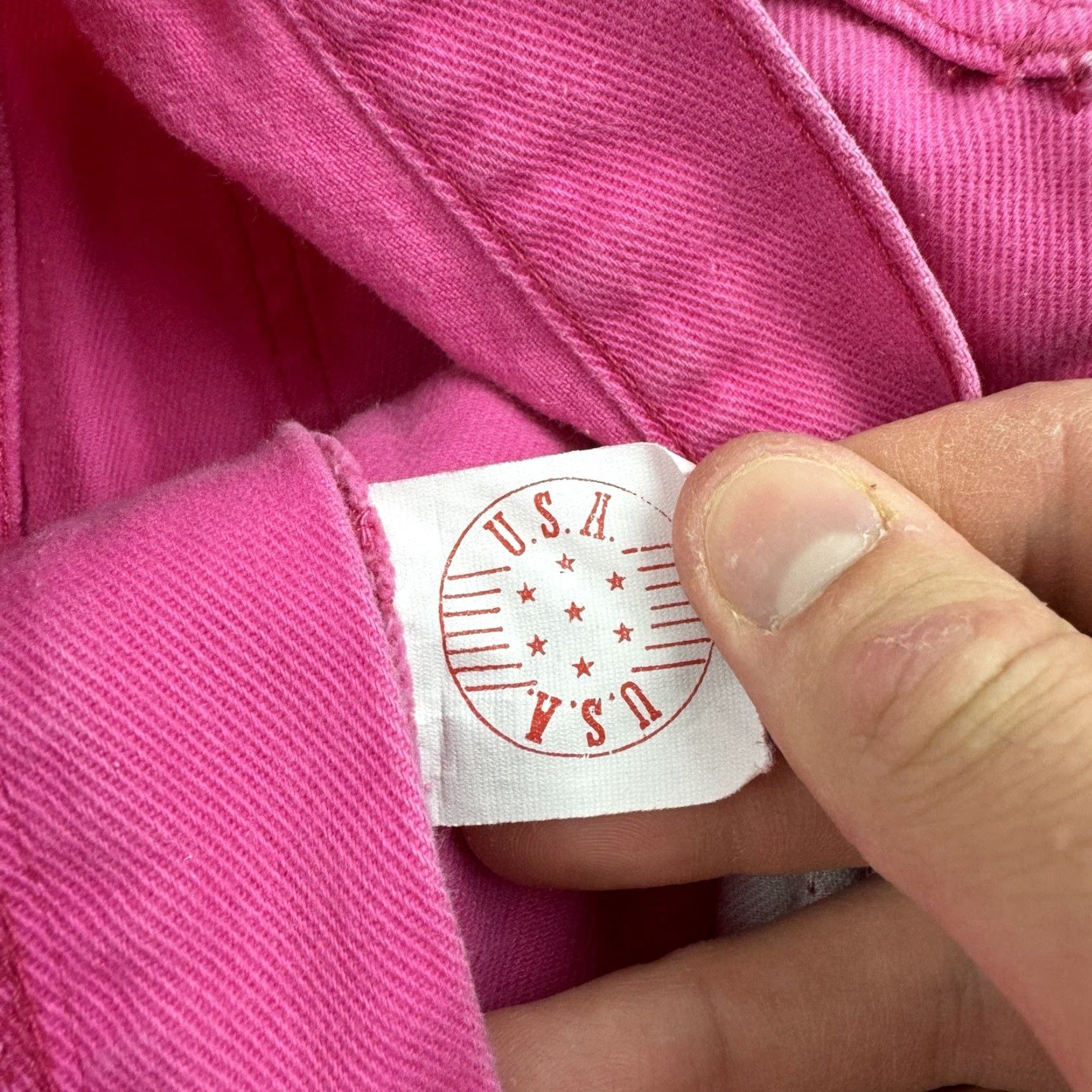 Vintage VINTAGE Congo Jeans Shorts Womens 10 Hipster 80s High Waist Pink Denim 80s Barbie USA Womens Size 32" / US 10 / IT 46 - 4 Thumbnail