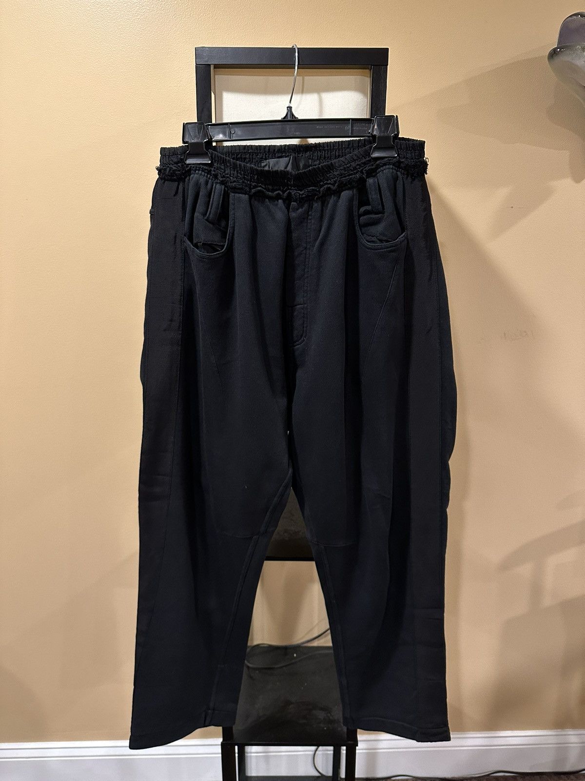 Haider Ackermann Haider Ackermann Black Perth Jogger Taxedo Pants Size US 33 - 4 Thumbnail