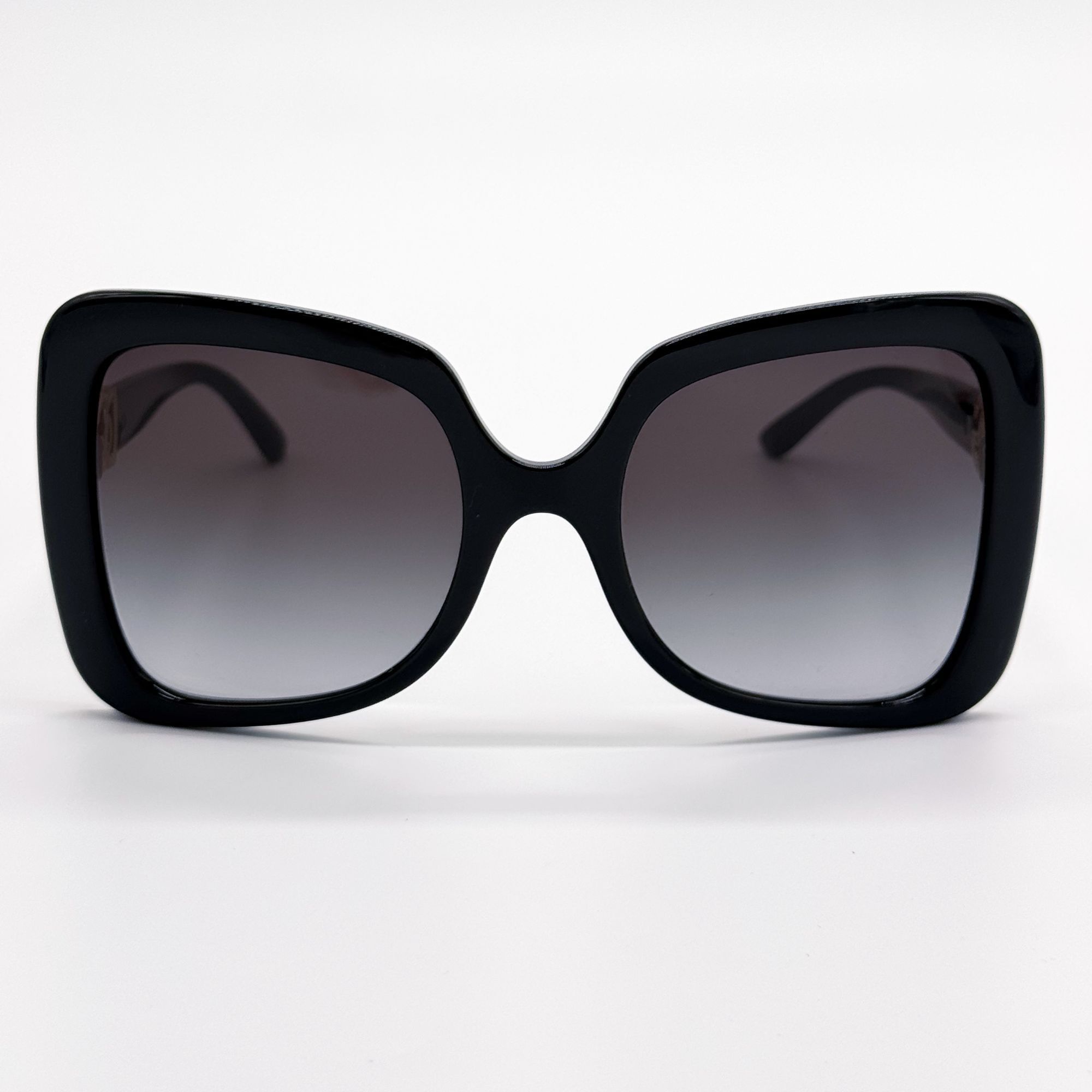 New Dolce&Gabbana DG6193U 501/8G Black Women Oversized Sungl display picture 2