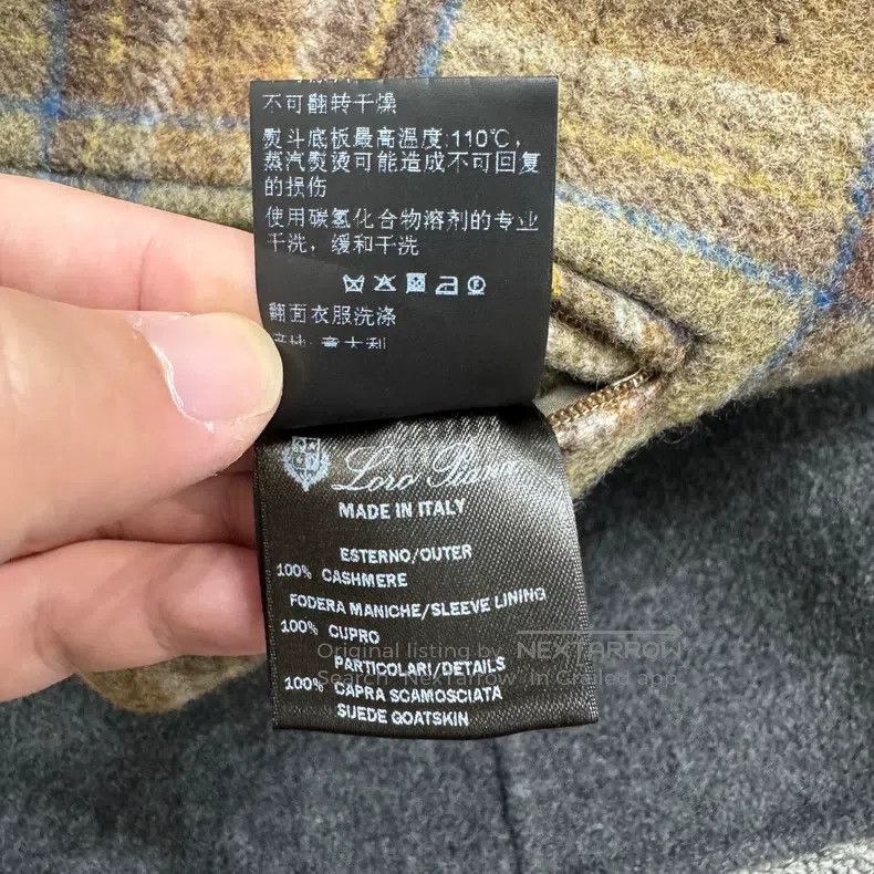 Loro Piana Loro Piana Checkered cashmere coat Size US M / EU 48-50 / 2 - 4 Thumbnail