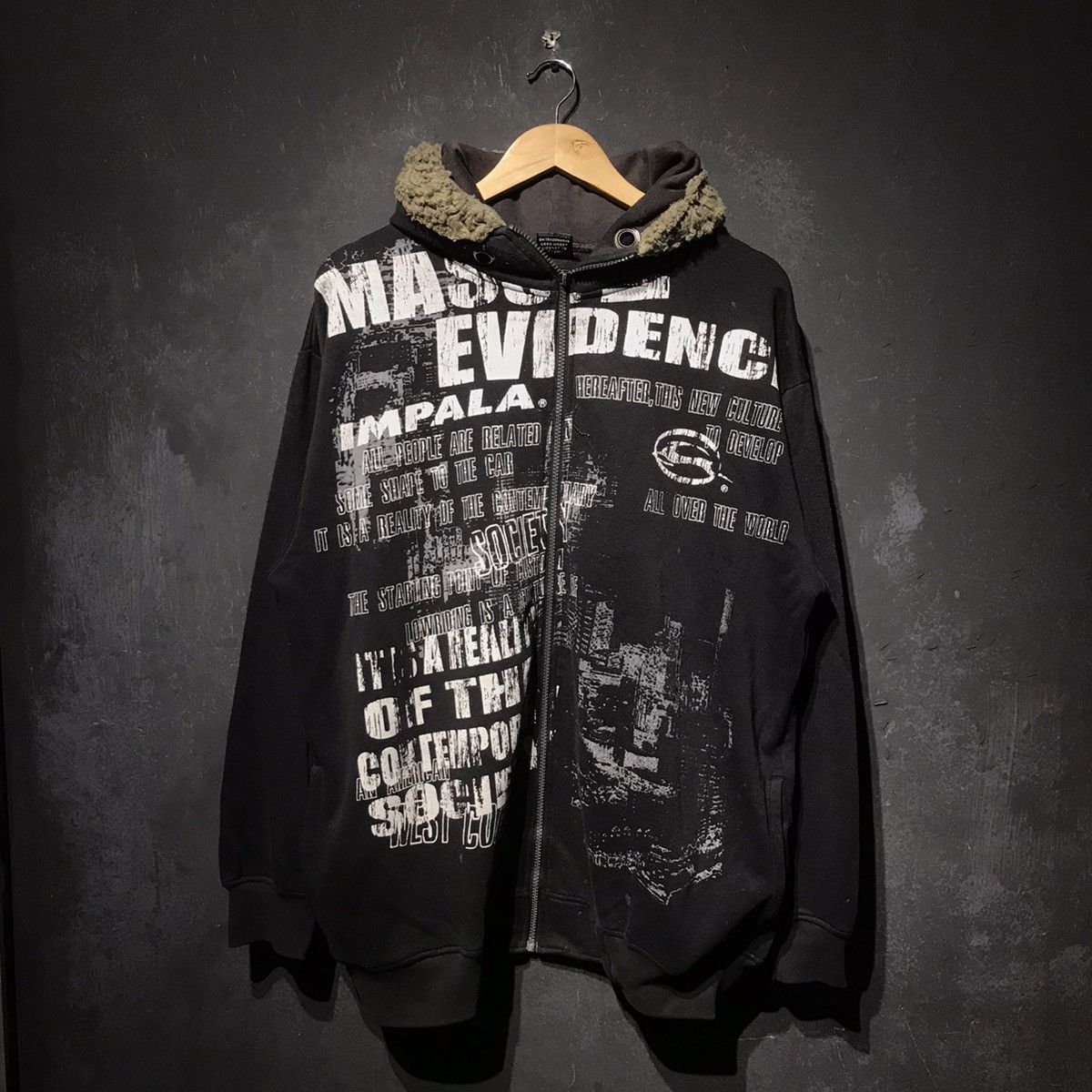 If Six Was Nine × Japanese Brand × Le Grande Bleu (L.G.B.) y2k Impala Ifsixwasnine LGB Style Fur Zipped Up Size US XL / EU 56 / 4 - 1 Thumbnail