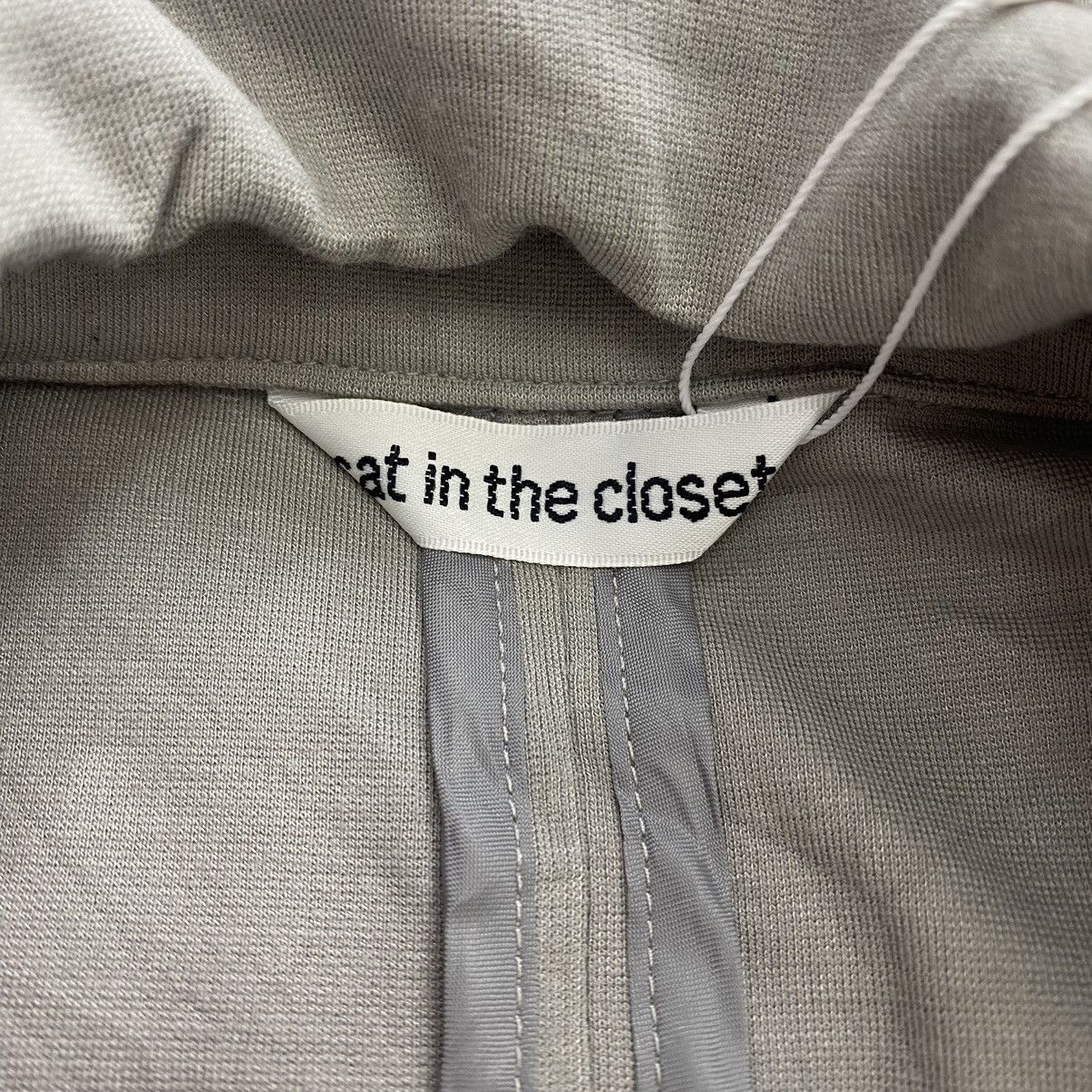 Japanese Brand EAT In The CLOSET Japanese Brand Plain Grey Coat Size S / US 4 / IT 40 - 5 Thumbnail