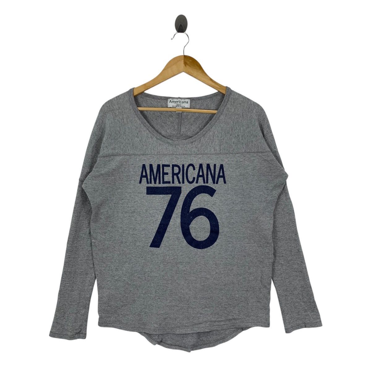 Japanese Brand AMERICANA By Rise From The 30 Co Raglan Long Sleeve Shirt Size US L / EU 52-54 / 3 - 1 Thumbnail