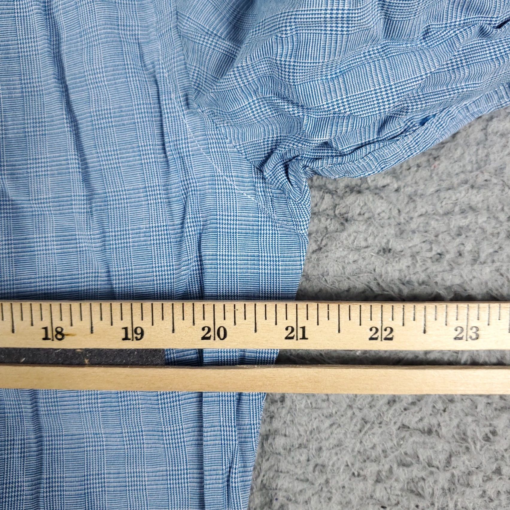 Nautica Nautica Shirt Mens 15 Blue Plaid Button Up Long Sleeve Size 40R - 6 Thumbnail