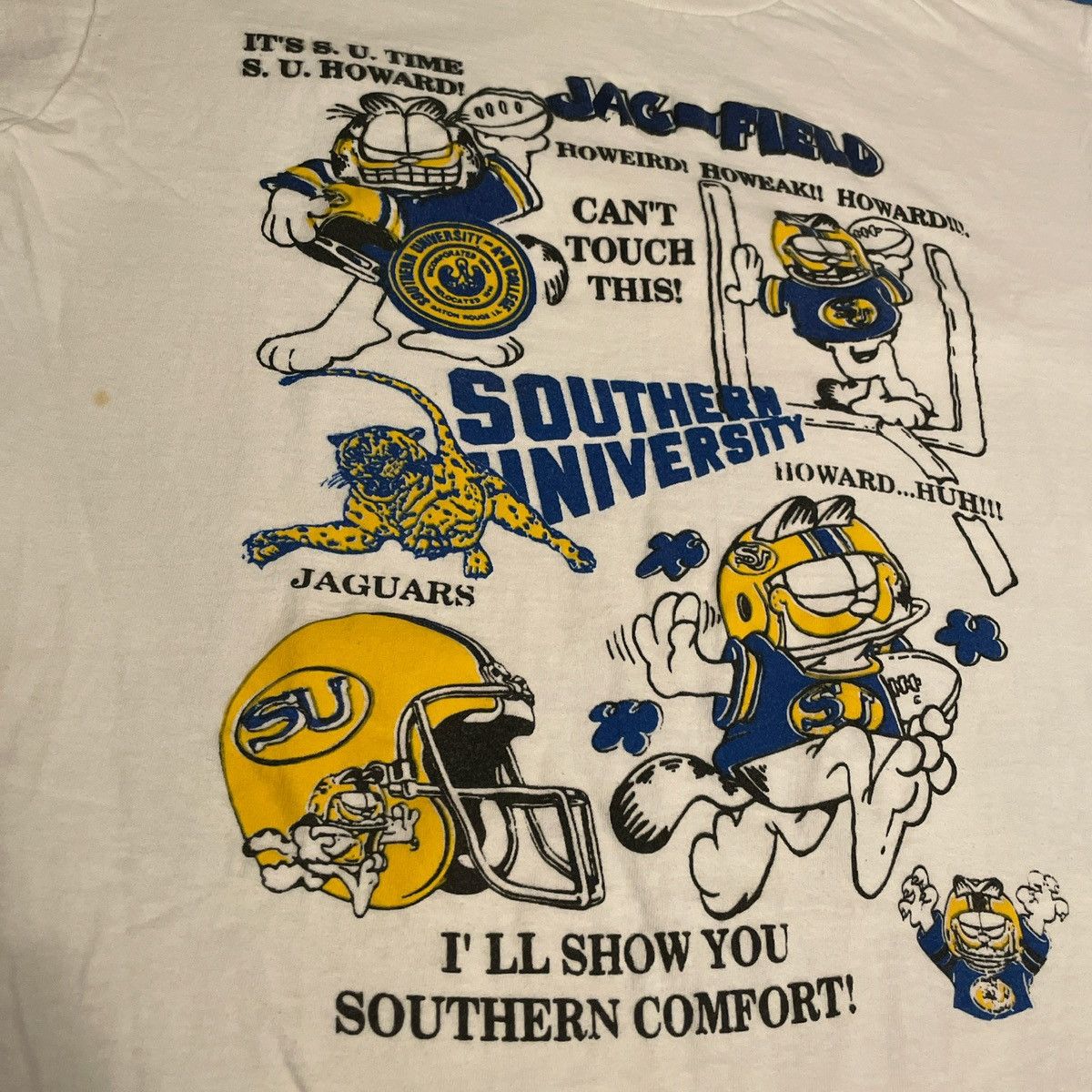 NCAA × Vintage Vintage 90s NCAA HBCU Southern University Jaguars Tee Size US XL / EU 56 / 4 - 3 Thumbnail