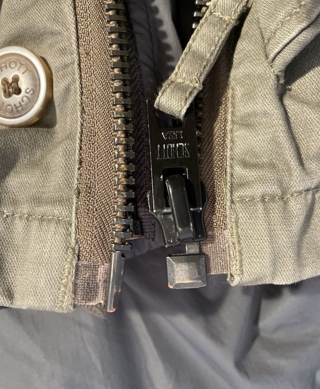 Schott Schott N.Y.C. Military Gear 3-in-1 System Jacket - Size L Size US L / EU 52-54 / 3 - 3 Thumbnail