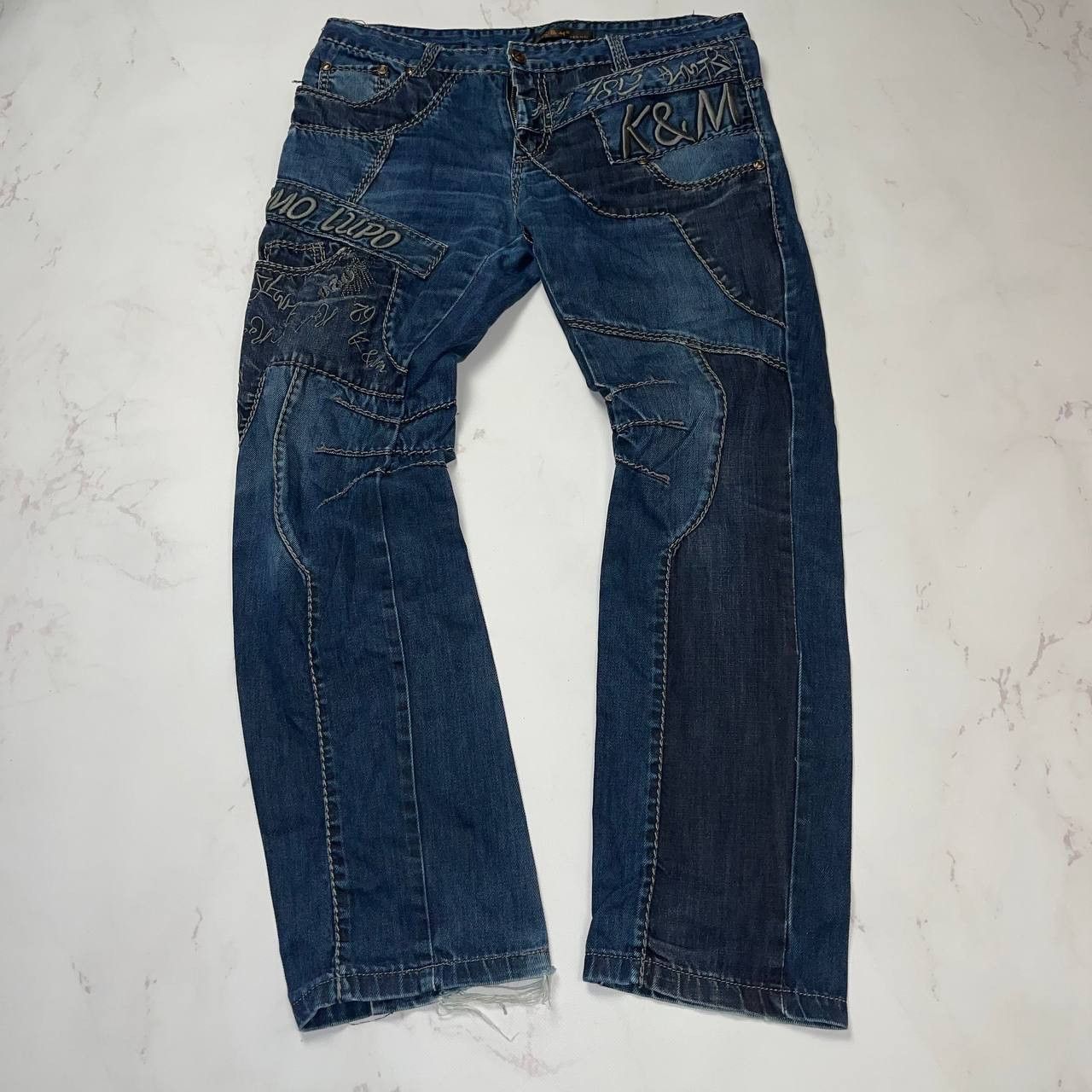 Japanese Brand Japanese Brand × Vintage Avant Garde Kosmo Lupo Vintag Size US 36 / EU 52 - 2 Thumbnail