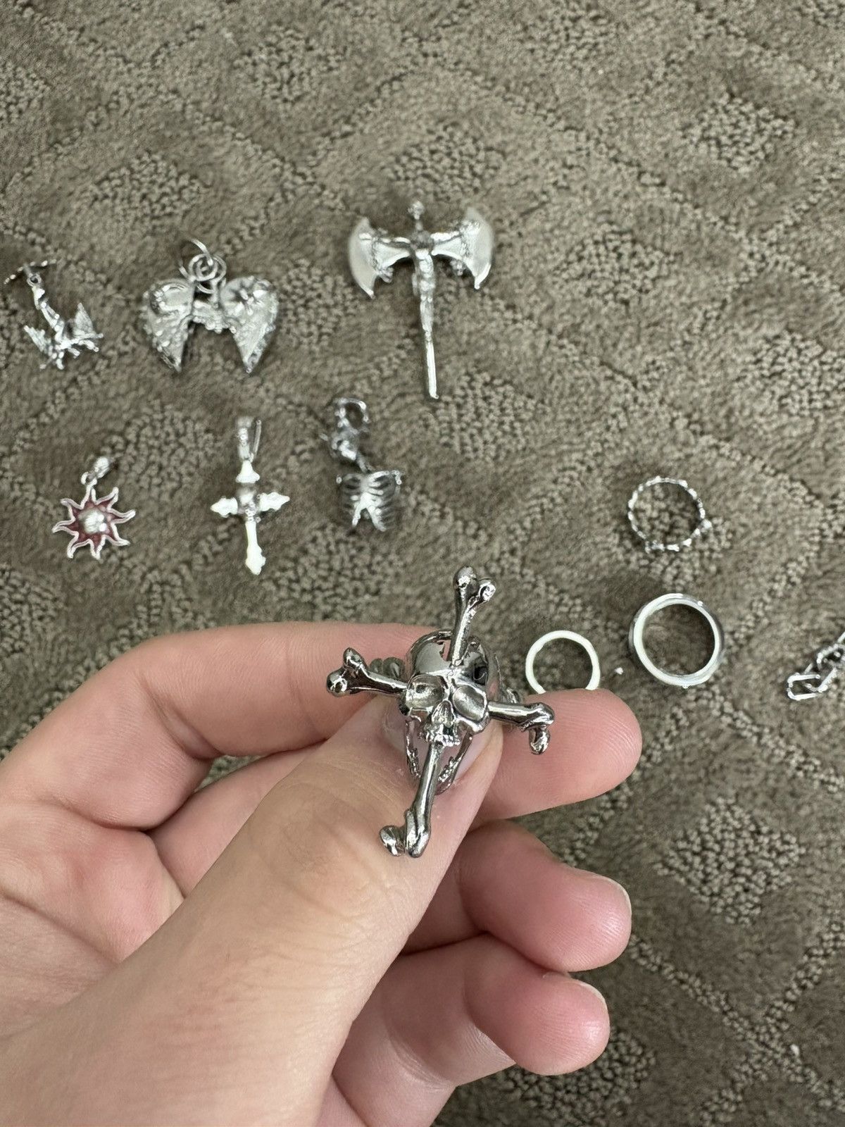 Other Hard jewelry skull ring Size ONE SIZE - 1 Thumbnail