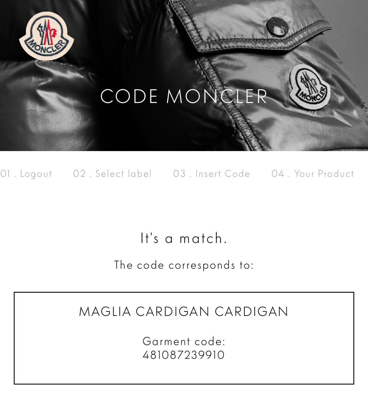 Moncler × Vintage Vintage Moncler Maglia Cardigan Jacket Size US M / EU 48-50 / 2 - 8 Thumbnail