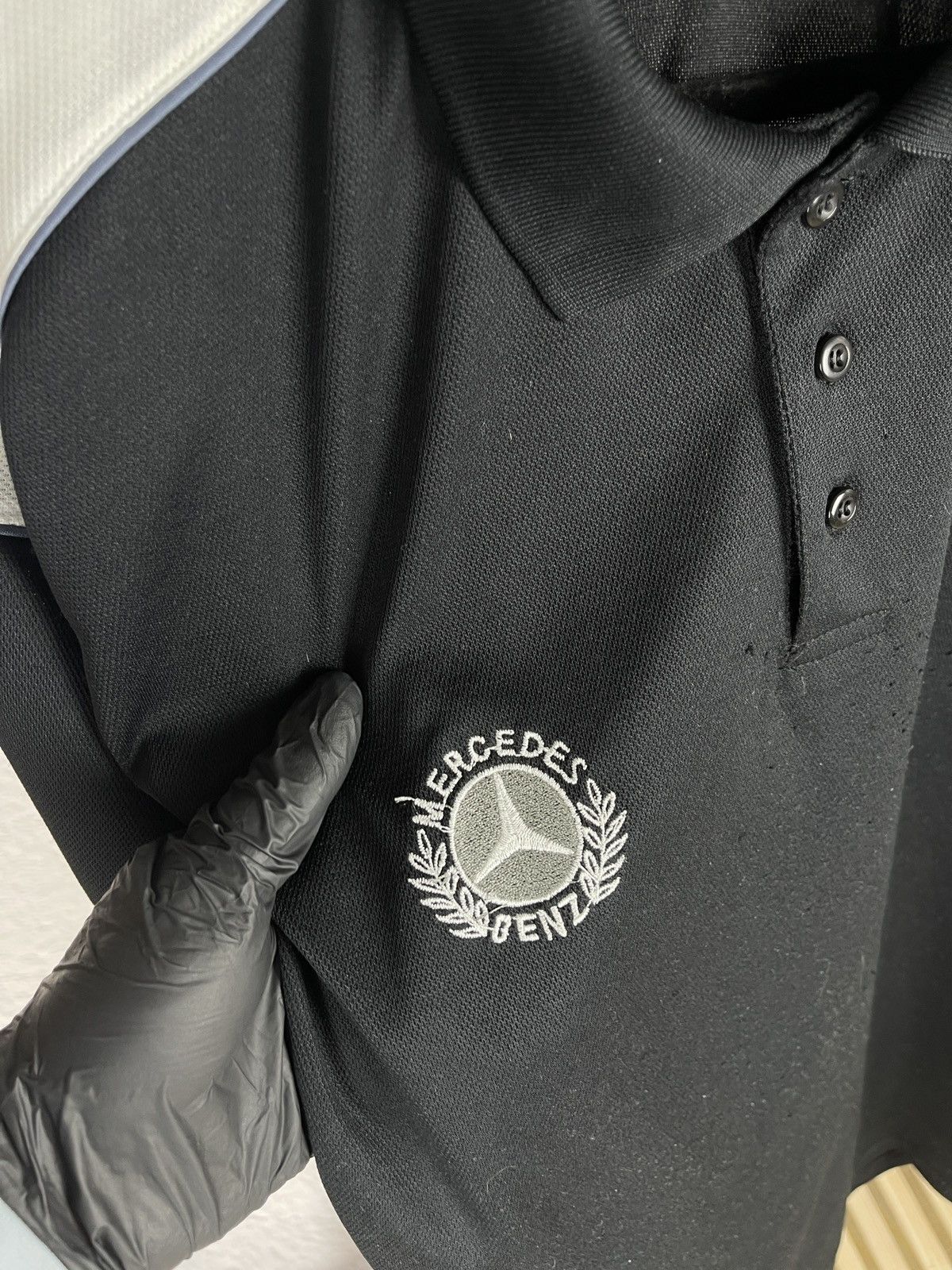 Formula 1 Mercedes McLaren F1 team Siemens Michelin polo tee shirt Size US XL / EU 56 / 4 - 8 Thumbnail