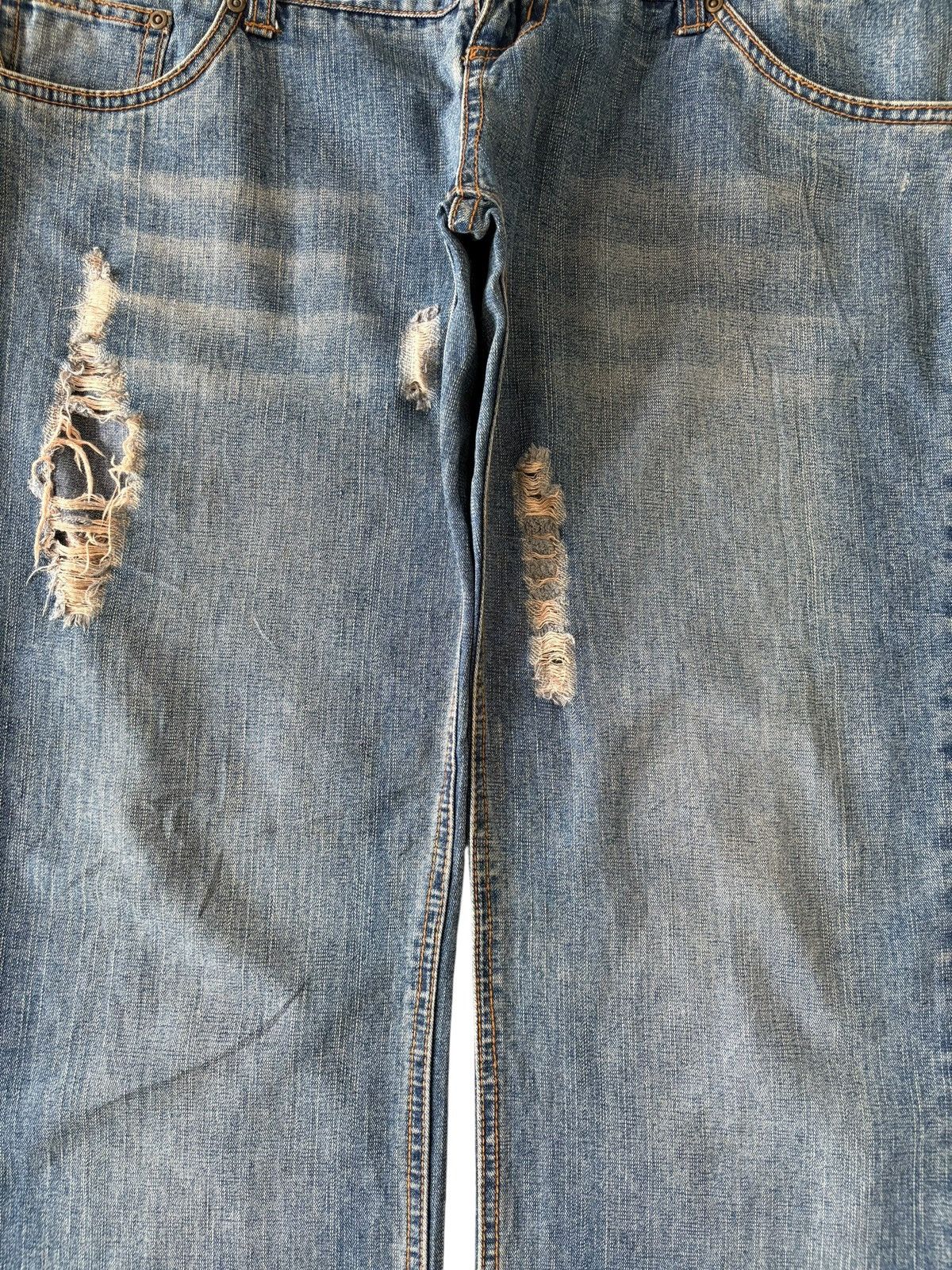 JNCO Vintage Japanese Brand Double Waist Distressed Baggy Jeans Size US 34 / EU 50 - 5 Thumbnail