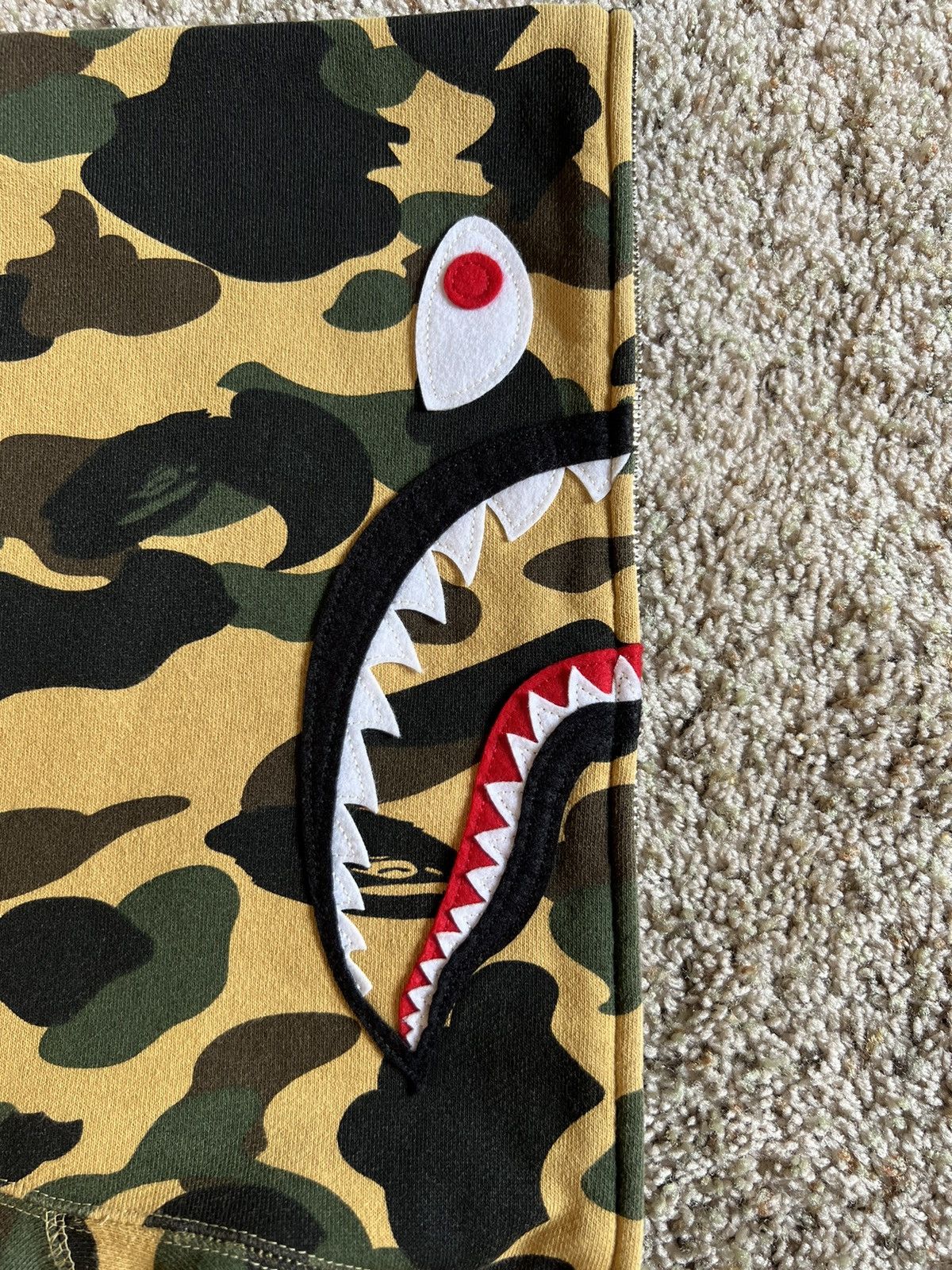 Bape 1st Camo Patched Shark Full Zip Hoodie Size US M / EU 48-50 / 2 - 4 Thumbnail