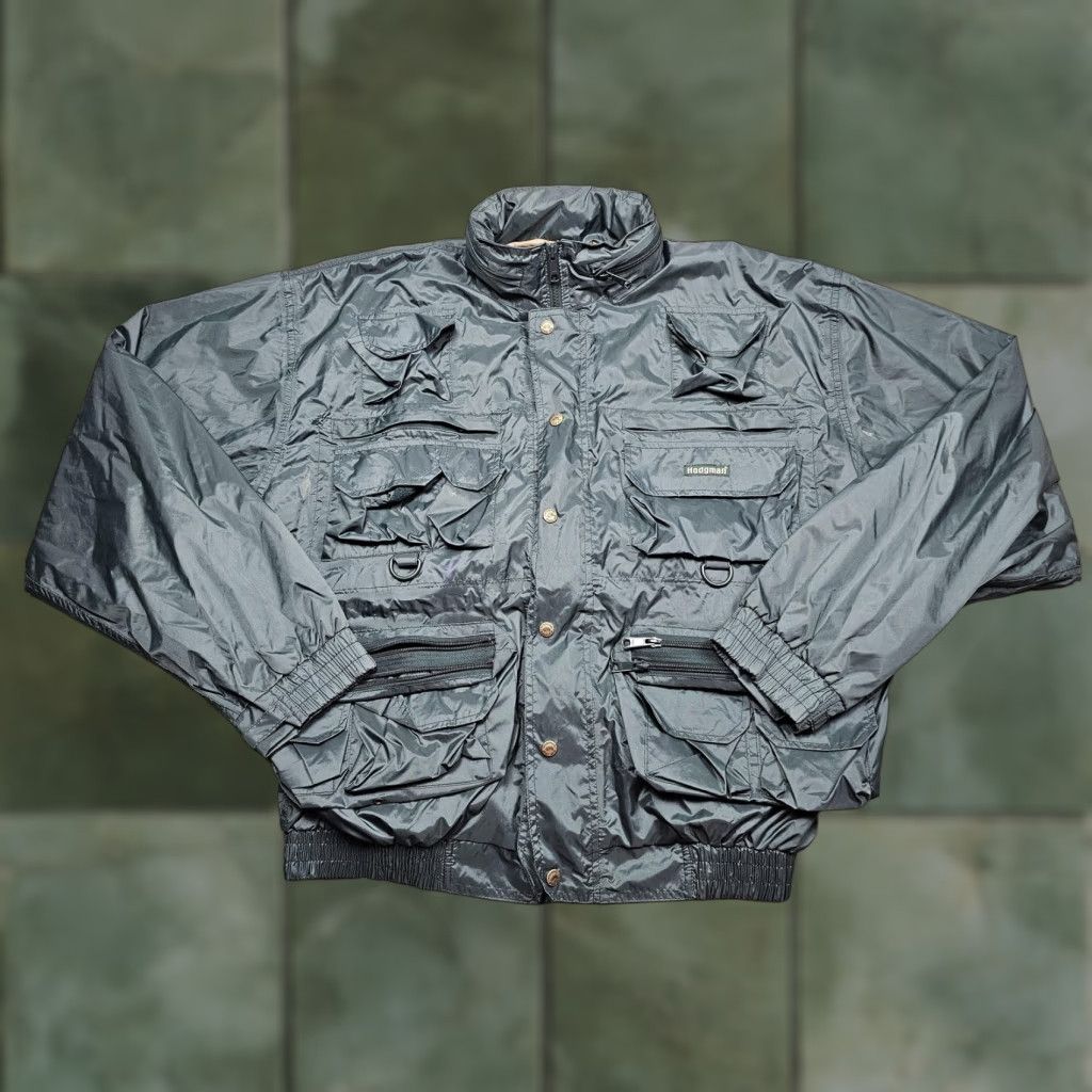 Vintage Hodgman Lakestream Jacket Mens XL Green Fishing Multi Pocket Windbreaker Nylon Size US XL / EU 56 / 4 - 1 Thumbnail