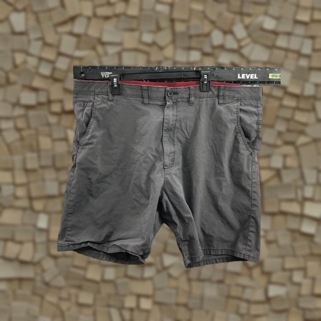 Wrangler Wrangler Shorts Mens 46 Bermuda Reg Gray Medium Wash Cotton Blend 5-Pocket Logo Size US 30 / EU 46 - 1 Thumbnail
