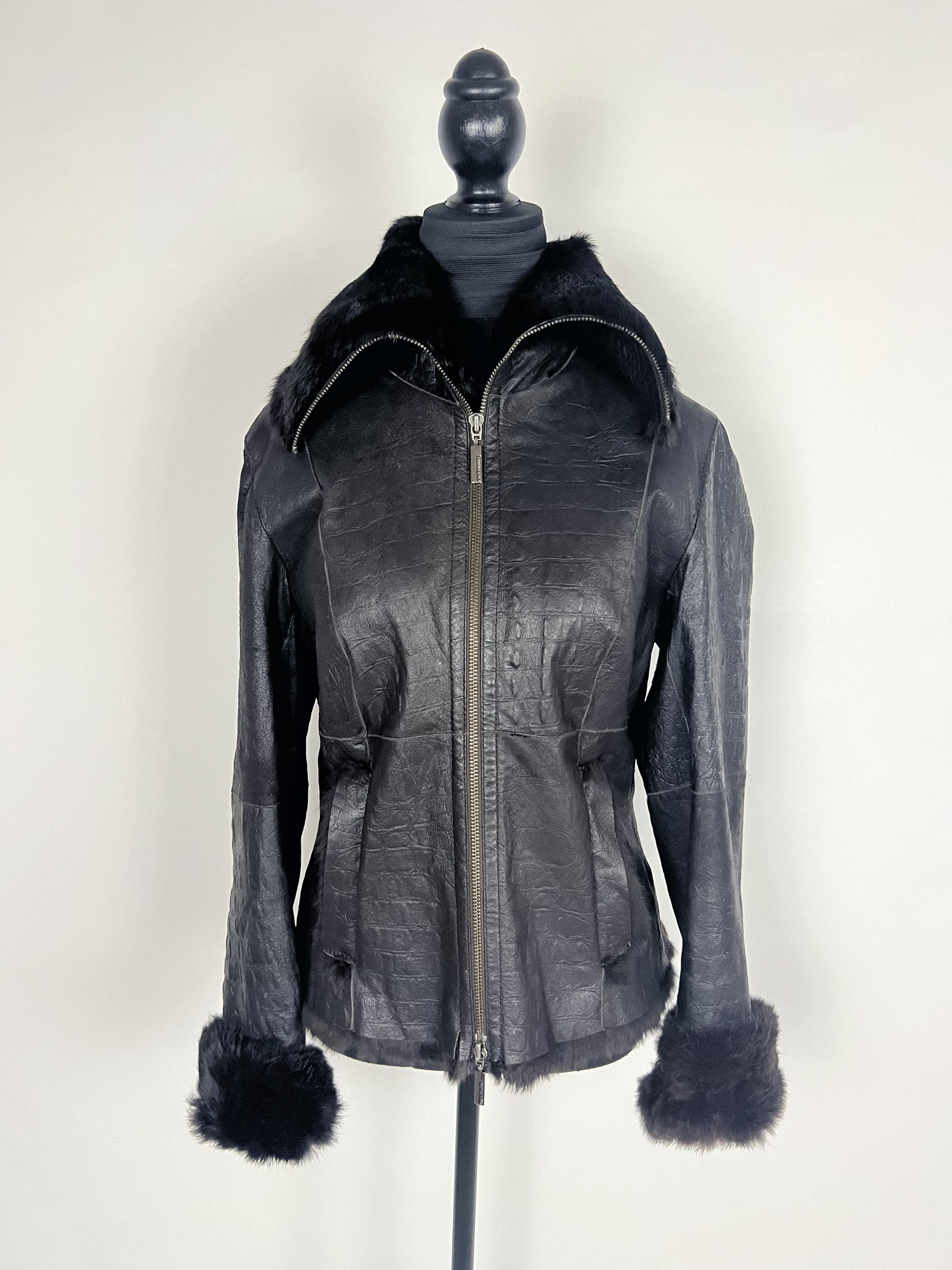 Carlo Colucci carlo colucci fur jacket leather size XS Size XS / US 0-2 / IT 36-38 - 1 Thumbnail