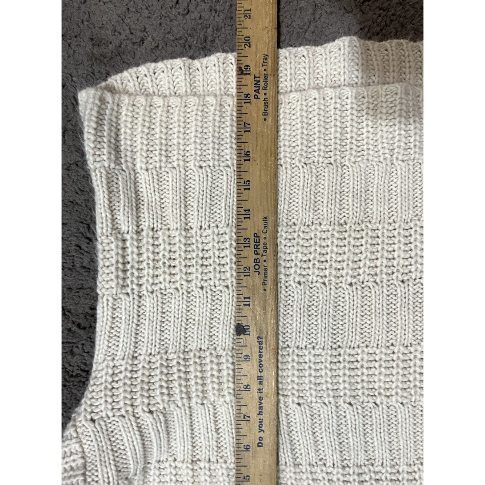 Aeropostale Aeropostale Womens Sweater L Ivory Turtleneck Knit Long Sleeve Winter Size L / US 10 / IT 46 - 5 Thumbnail