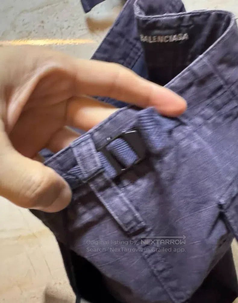 Balenciaga Balenciaga Slightly aged distressed pocket cargo pants Size US 30 / EU 46 - 8 Thumbnail