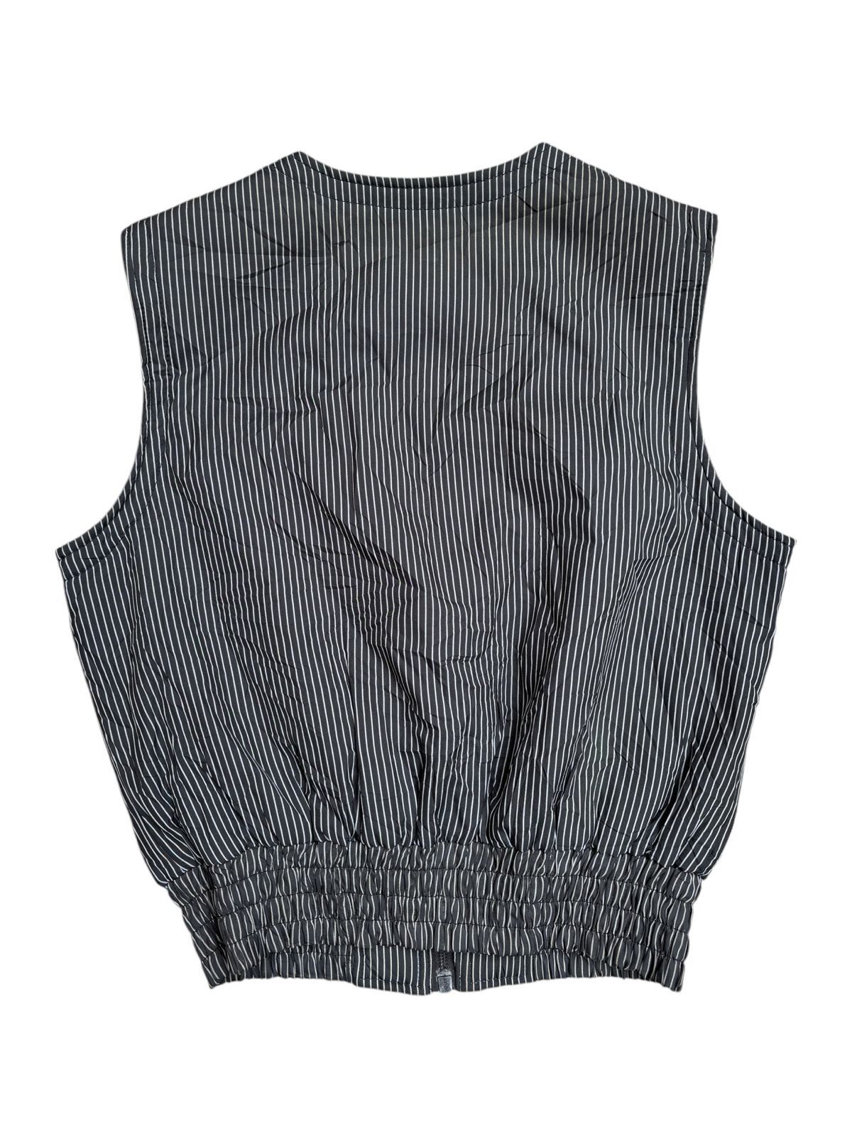 Moncler × Vintage Vintage Moncler Ski Wear Striped Down Vest Size US M / EU 48-50 / 2 - 2 Thumbnail