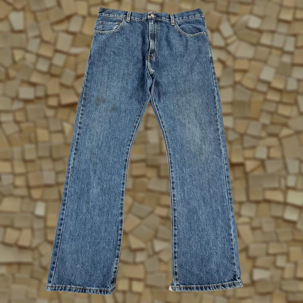 Levi's VINTAGE Levi's 517 Jeans Mens Blue W36 L32 Bootcut Zip Fly 5-Pocket Denim Cotton Regular Modern Shopwear Mens Size US 36 / EU 52 - 1 Thumbnail