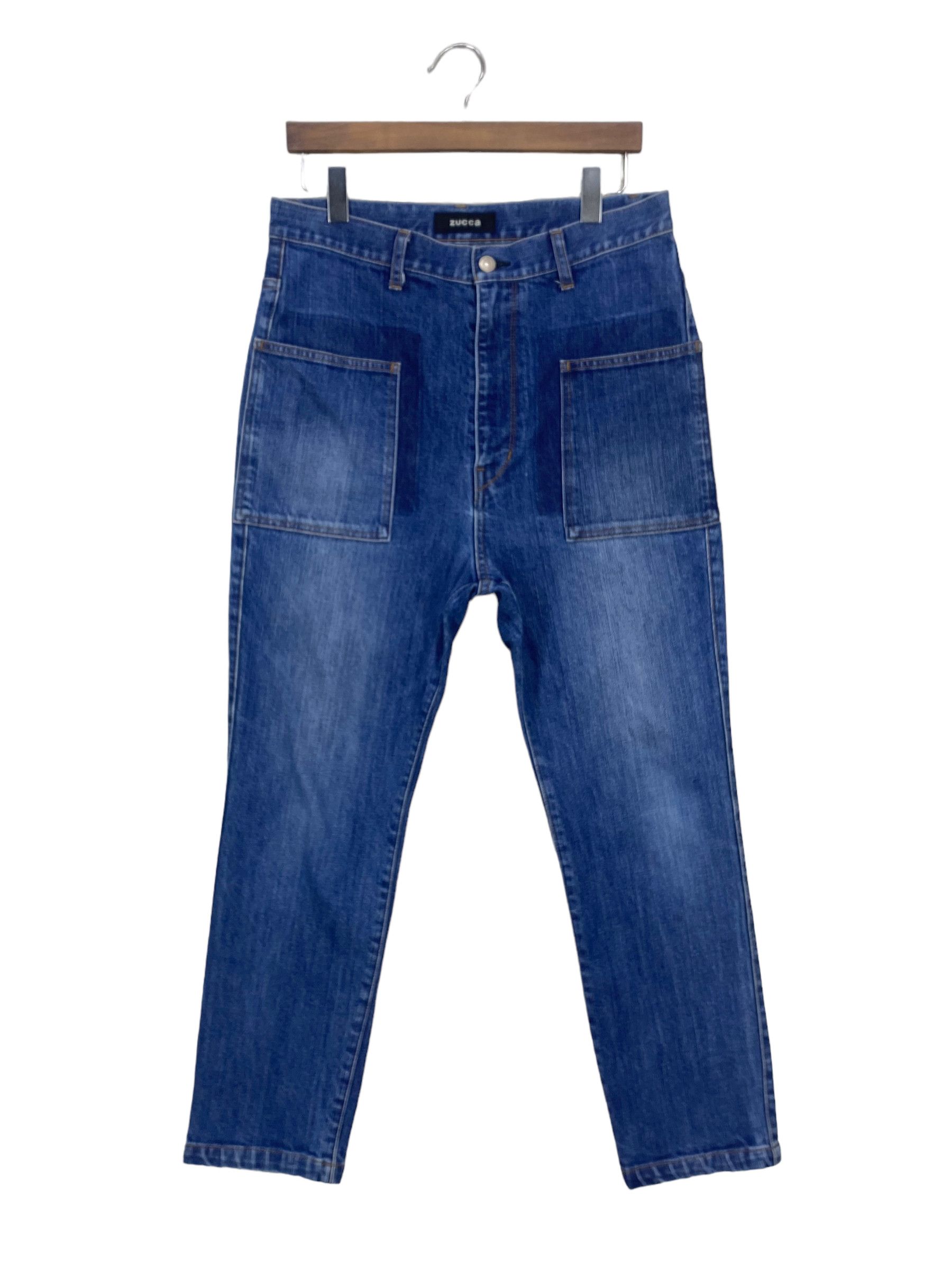 Zucca Zucca Denim Jeans Zucca Cropped Ankle Jeans Pants Size US 31 - 1 Thumbnail