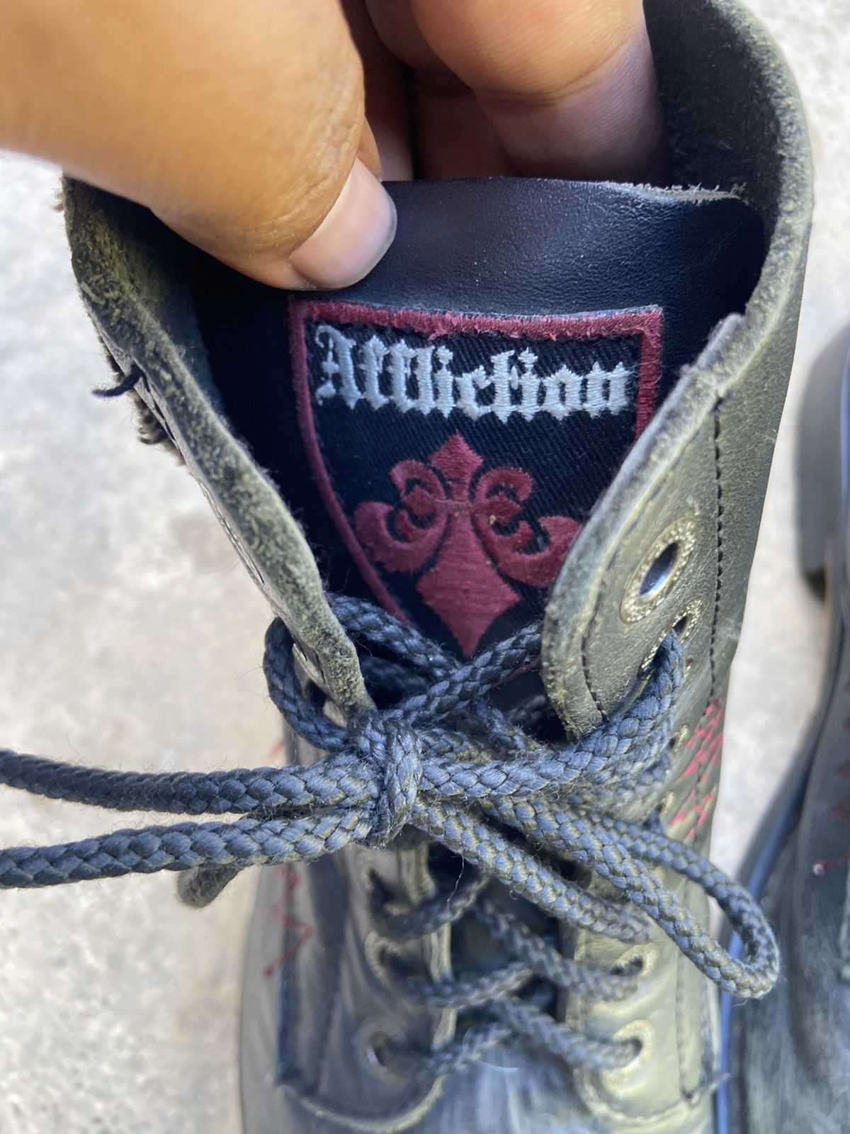 Affliction 2000’s Affliction “Stitched Soul” Deviant Distressed Boots Size US 9.5 / EU 42-43 - 6 Thumbnail