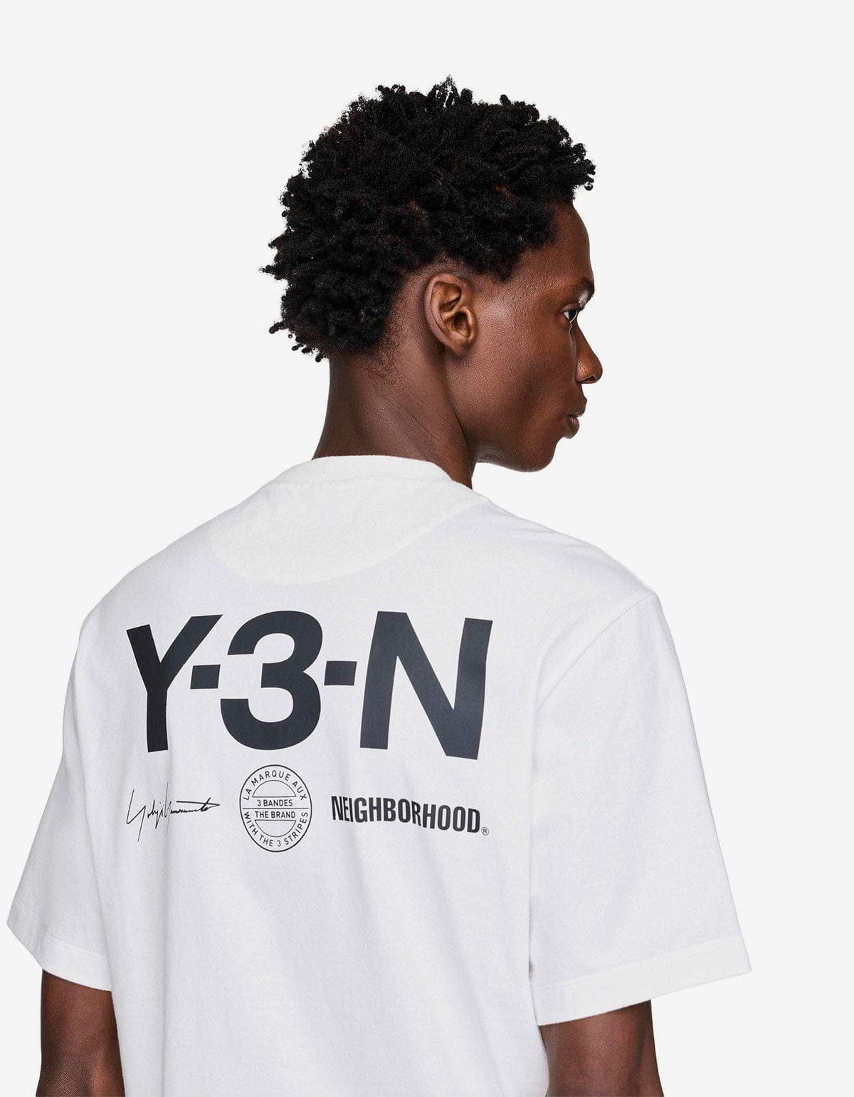 Y-3 Y-3 Neighborhood White Graphic T-Shirt Size US S / EU 44-46 / 1 - 4 Thumbnail