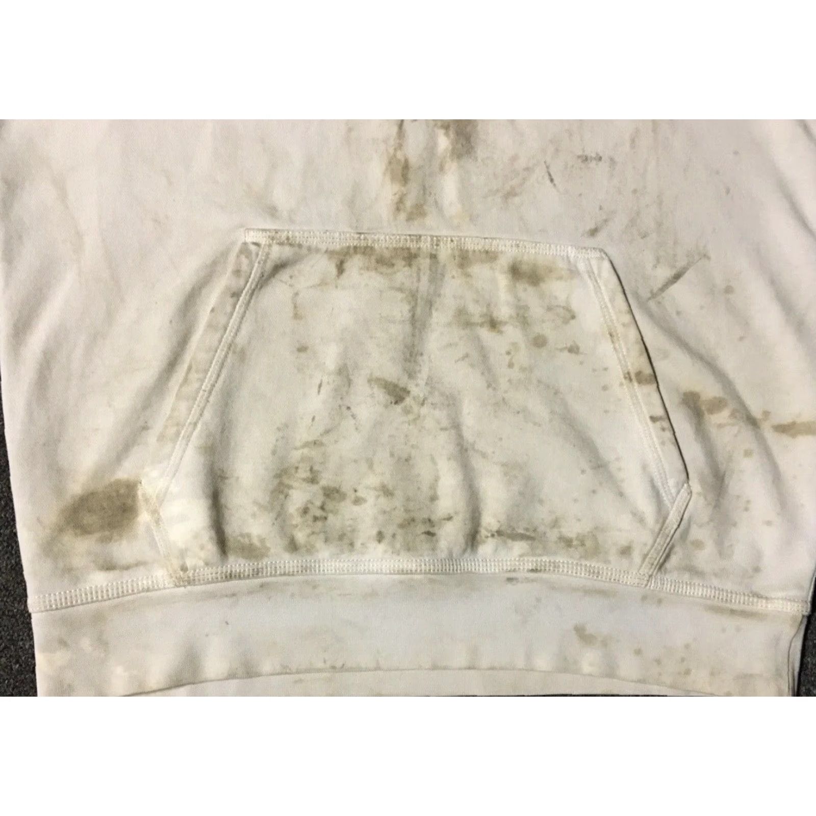 Nike VINTAGE Nike Swoosh Thrashed Faded Distressed Hoodie M White Mens Medium 90s Grunge Skate Fashion Retro USA Logo Size US M / EU 48-50 / 2 - 2 Thumbnail