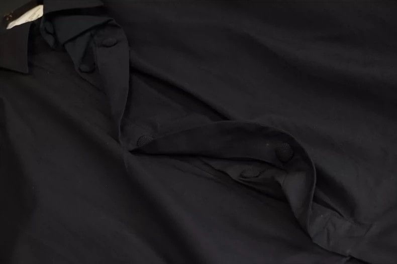 Yohji Yamamoto YohjiYamamoto1980ss fabric button-down shirt-2505 Size US L / EU 52-54 / 3 - 7 Thumbnail