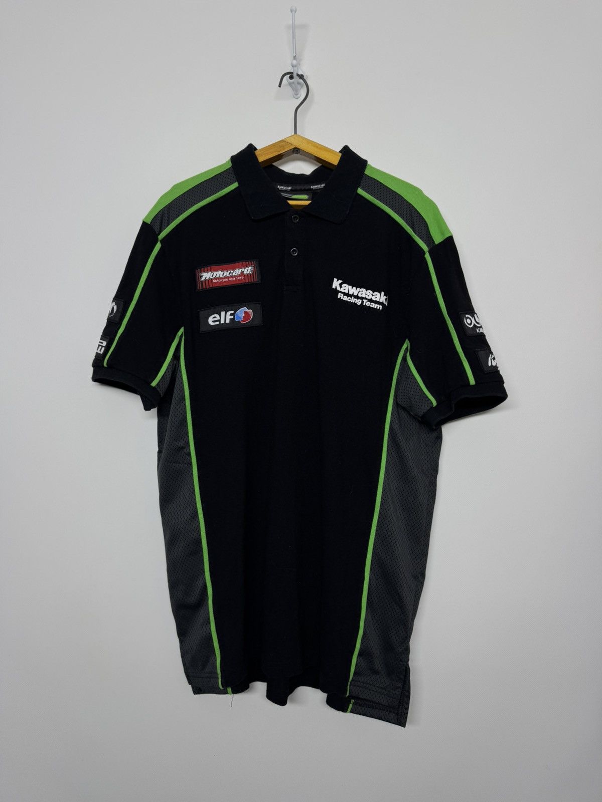 Vintage Vintage Y2k Kawasaki T shirt Motosport Racing Team Shirt Size US M / EU 48-50 / 2 - 4 Thumbnail