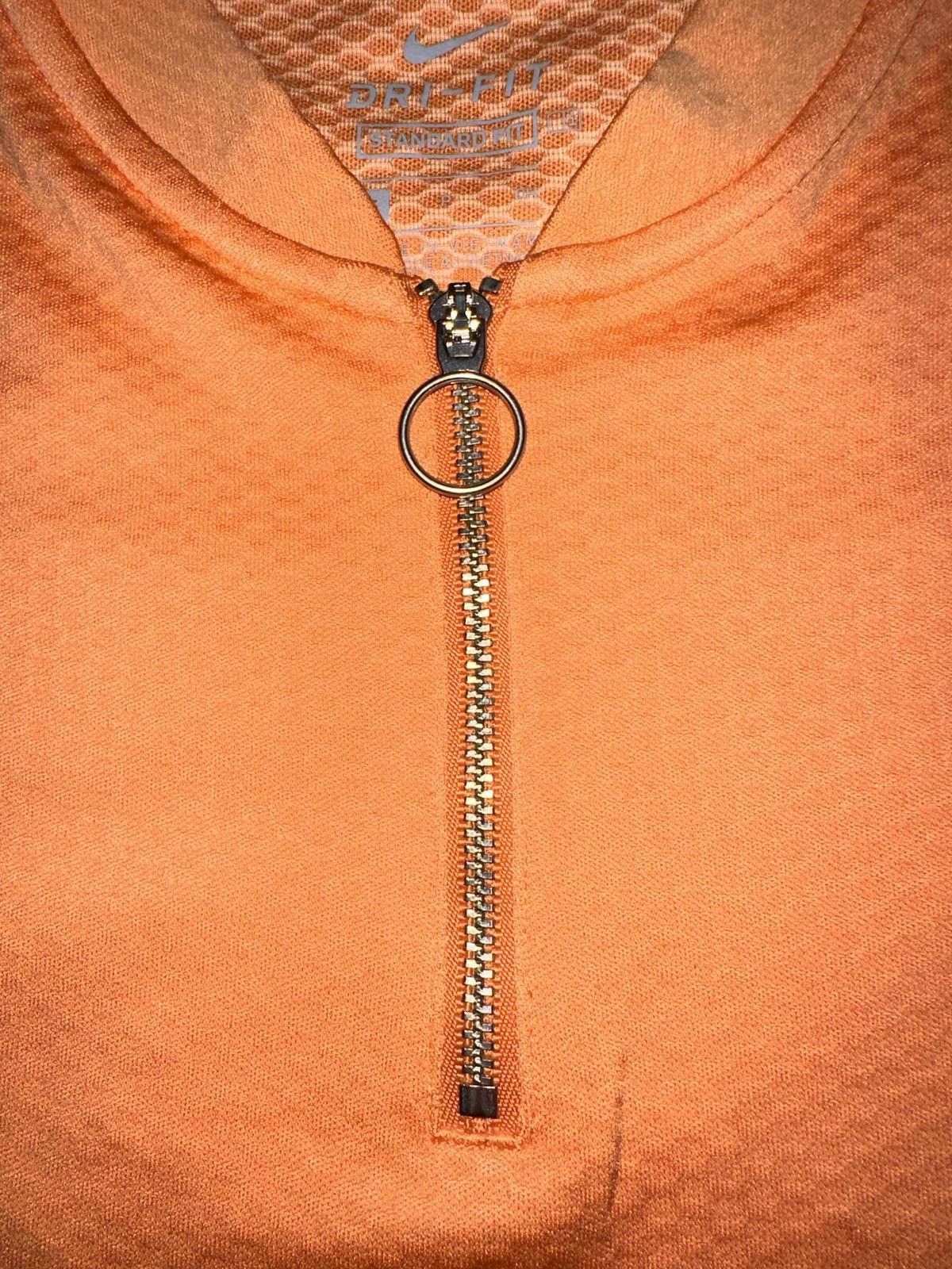 Nike Nike Women's Dry Fairway Blade Orange Polo Golf Sample Size S / US 4 / IT 40 - 3 Thumbnail