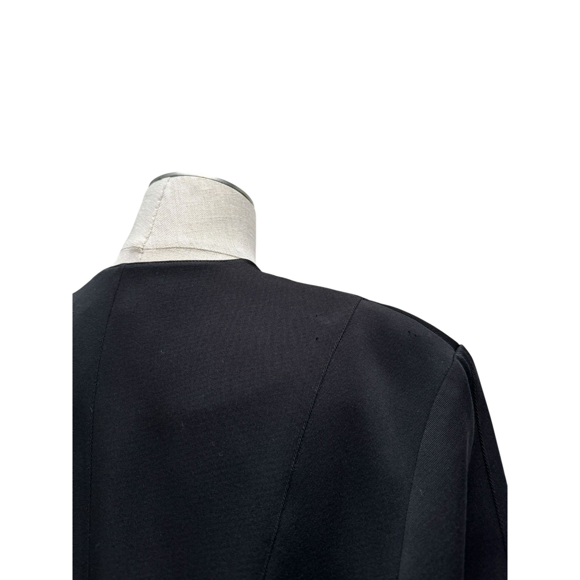 Mugler 1990s Black Structured Blazer Jacket Size M / US 6-8 / IT 42-44 - 5 Thumbnail