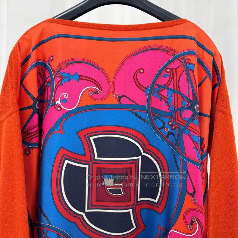 Hermes Hermes Silk Mixed Wool Knit Long Sleeve Size XS / US 0-2 / IT 36-38 - 3 Thumbnail