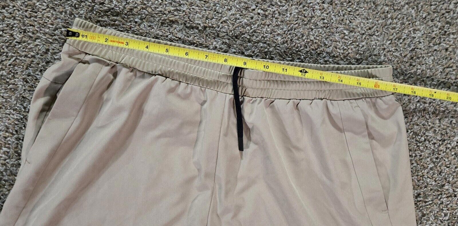 Designer Khaki FLX Large Tall Drawstring Waist Band Shorts Size US 34 / EU 50 - 6 Thumbnail