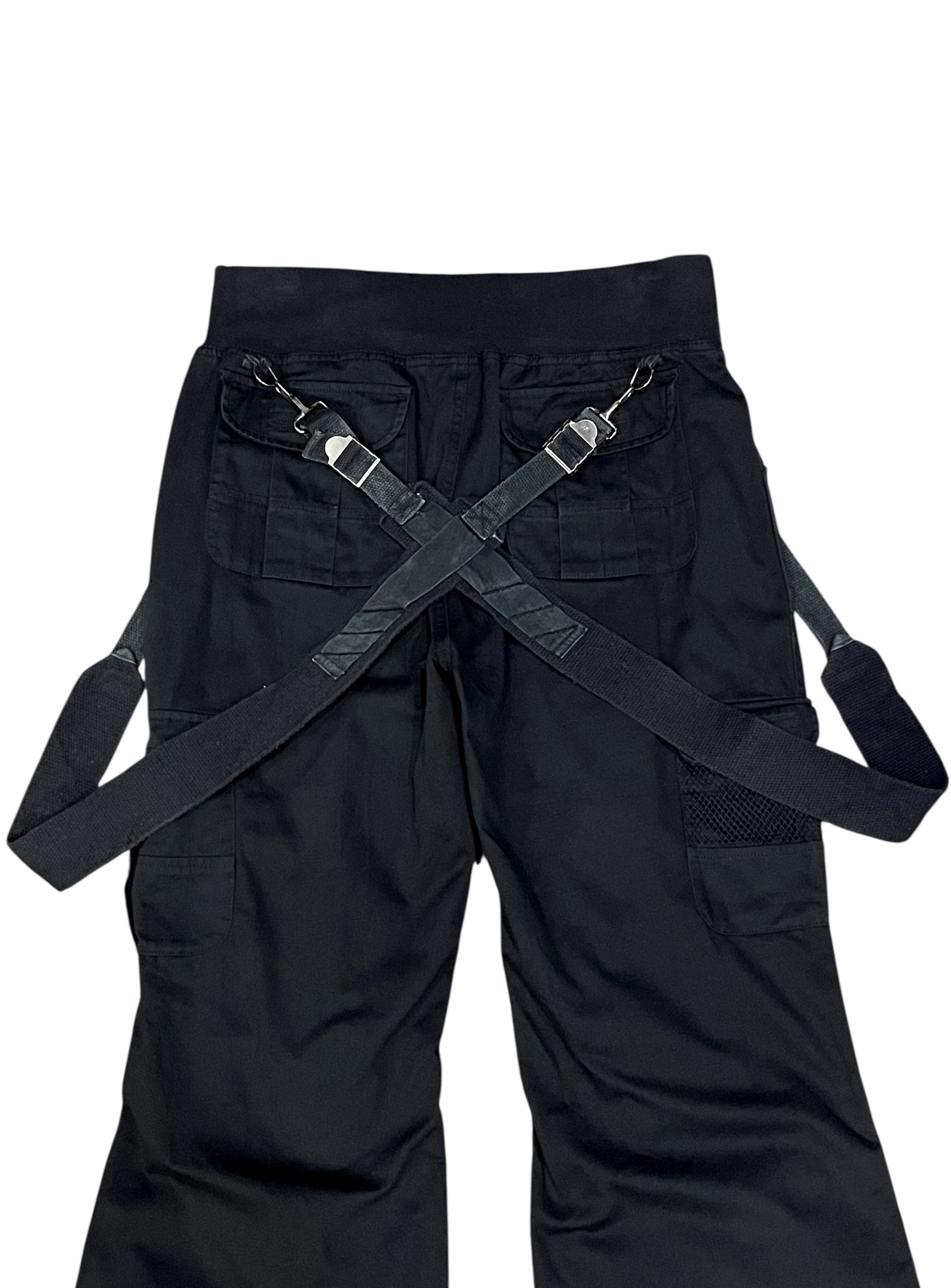Grailed BLACK BACARRA Bondage Suspender SUPER FLARE Pants GOA Style Size US 32 / EU 48 - 3 Thumbnail