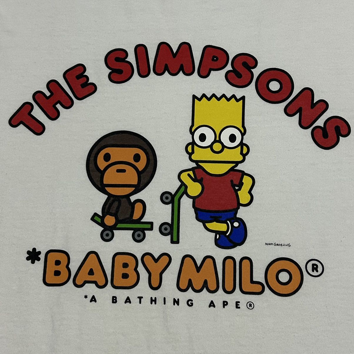 Bape × The Simpsons Baby Milo X The Simpsons Tee Size US L / EU 52-54 / 3 - 4 Thumbnail