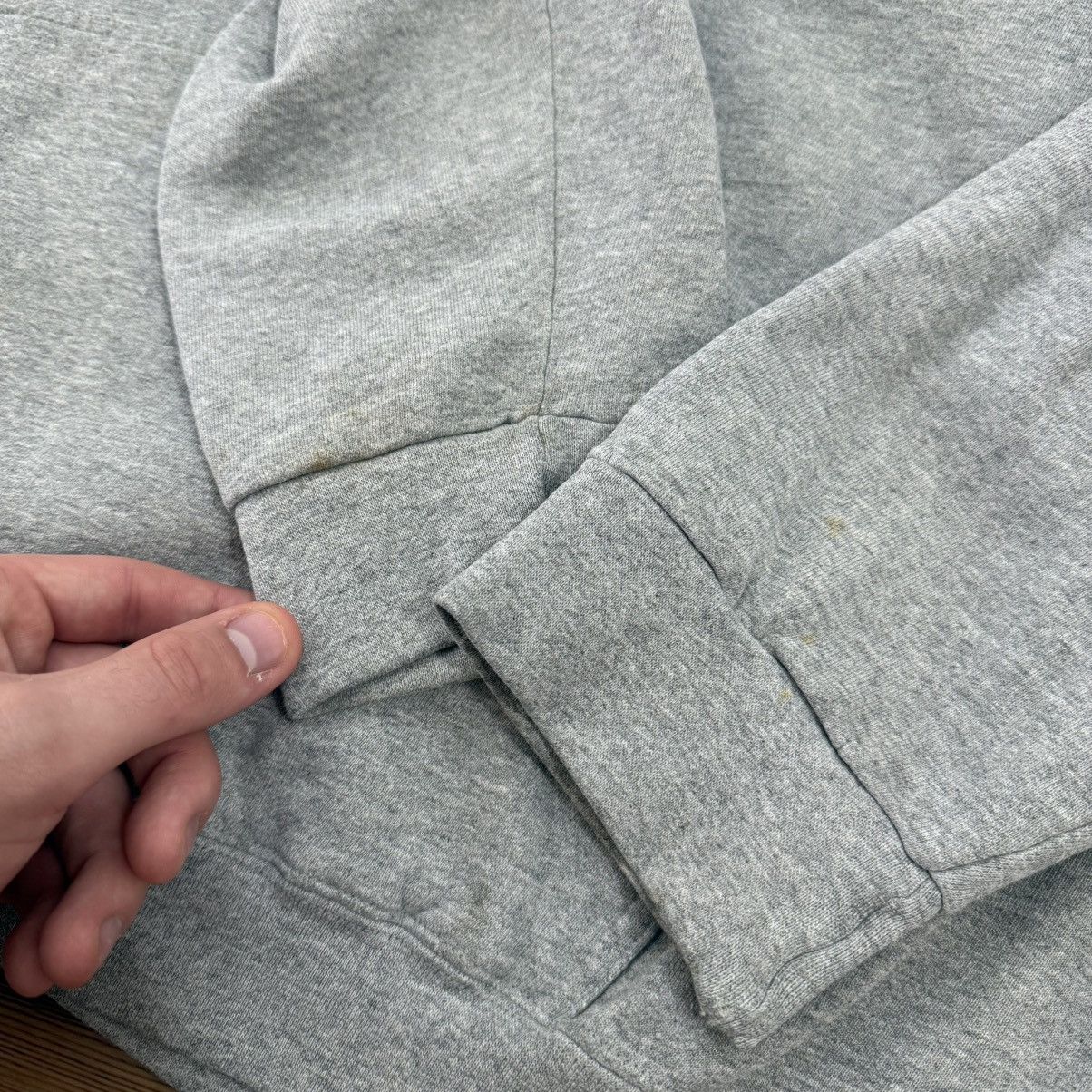 Nike Vintage Grey Nike Center Logo Grey Tag Hoodie Sweatshirt Size US XL / EU 56 / 4 - 3 Thumbnail