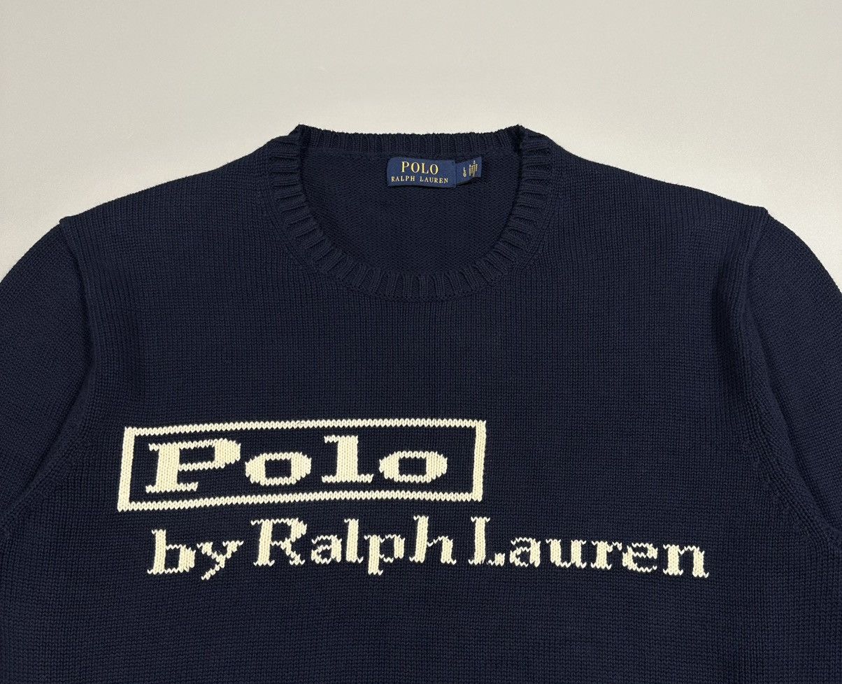 Polo Ralph Lauren Polo Ralph Lauren Big Logo Knit Sweater Size US L / EU 52-54 / 3 - 5 Thumbnail