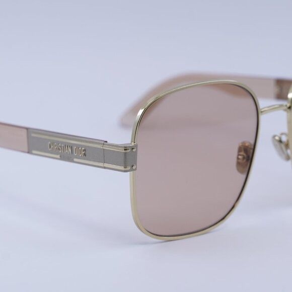 Dior 🕶️ New Dior DIORSIGNATURE S5U B0L0 Sunglasses - Shiny Gold Size ONE SIZE - 9 Thumbnail